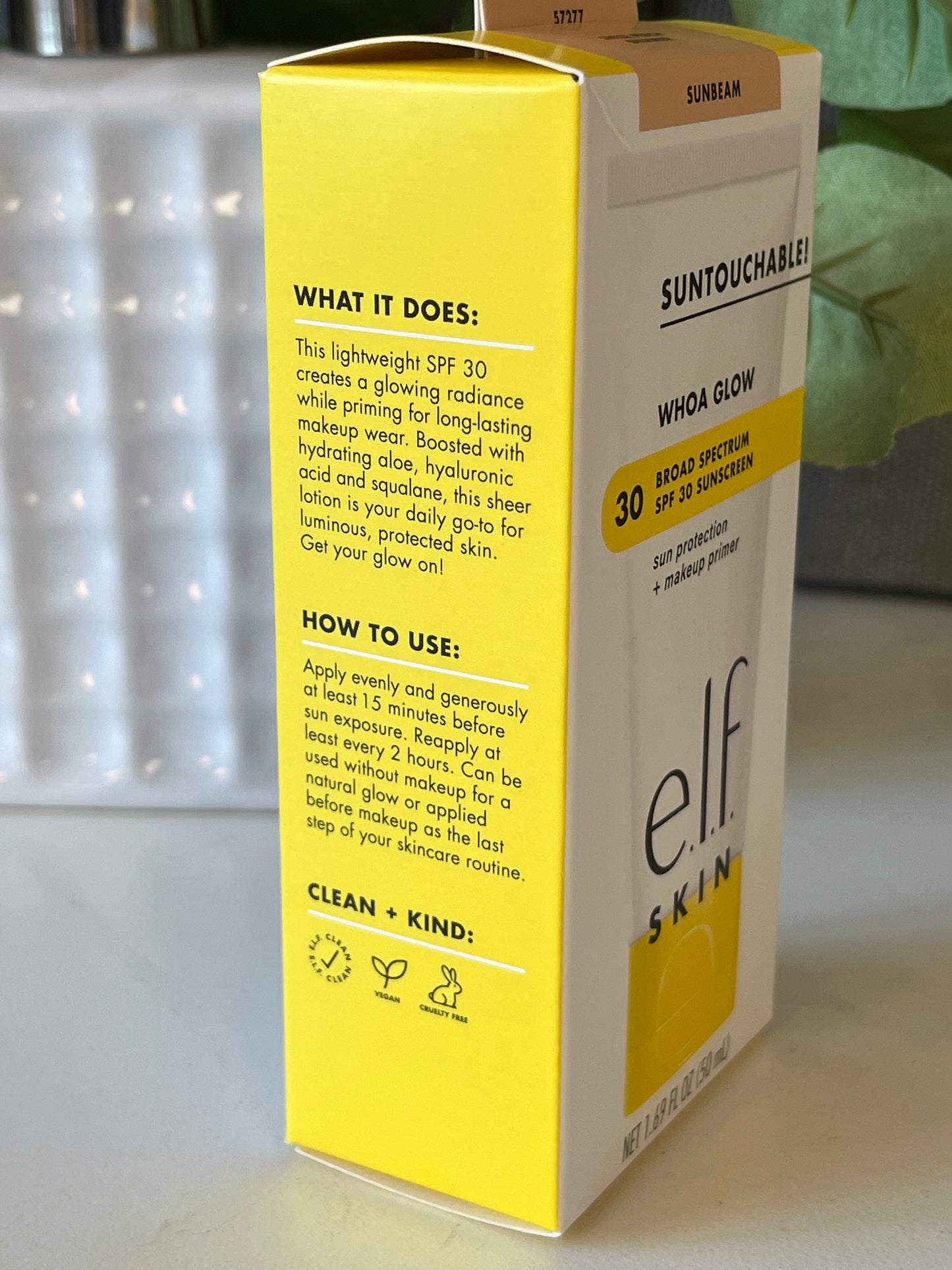 E.L.F. Suntouchable! Whoa Glow SPF 30 Sunscreen - Sunbeam