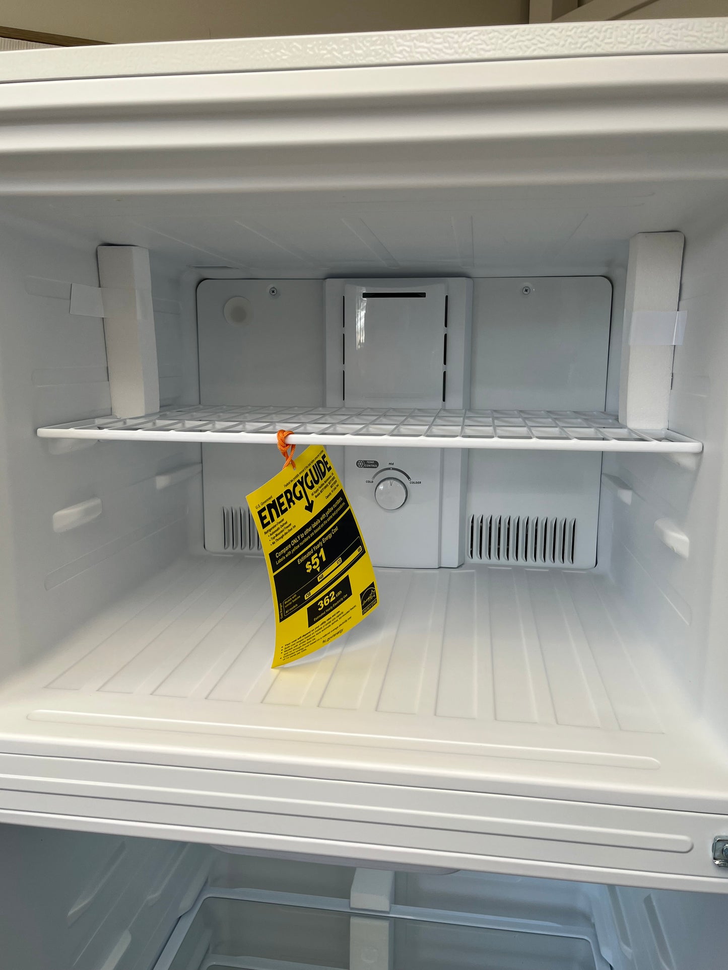 Seasons 18 Cu. Ft. Top-Freezer White Refrigerator