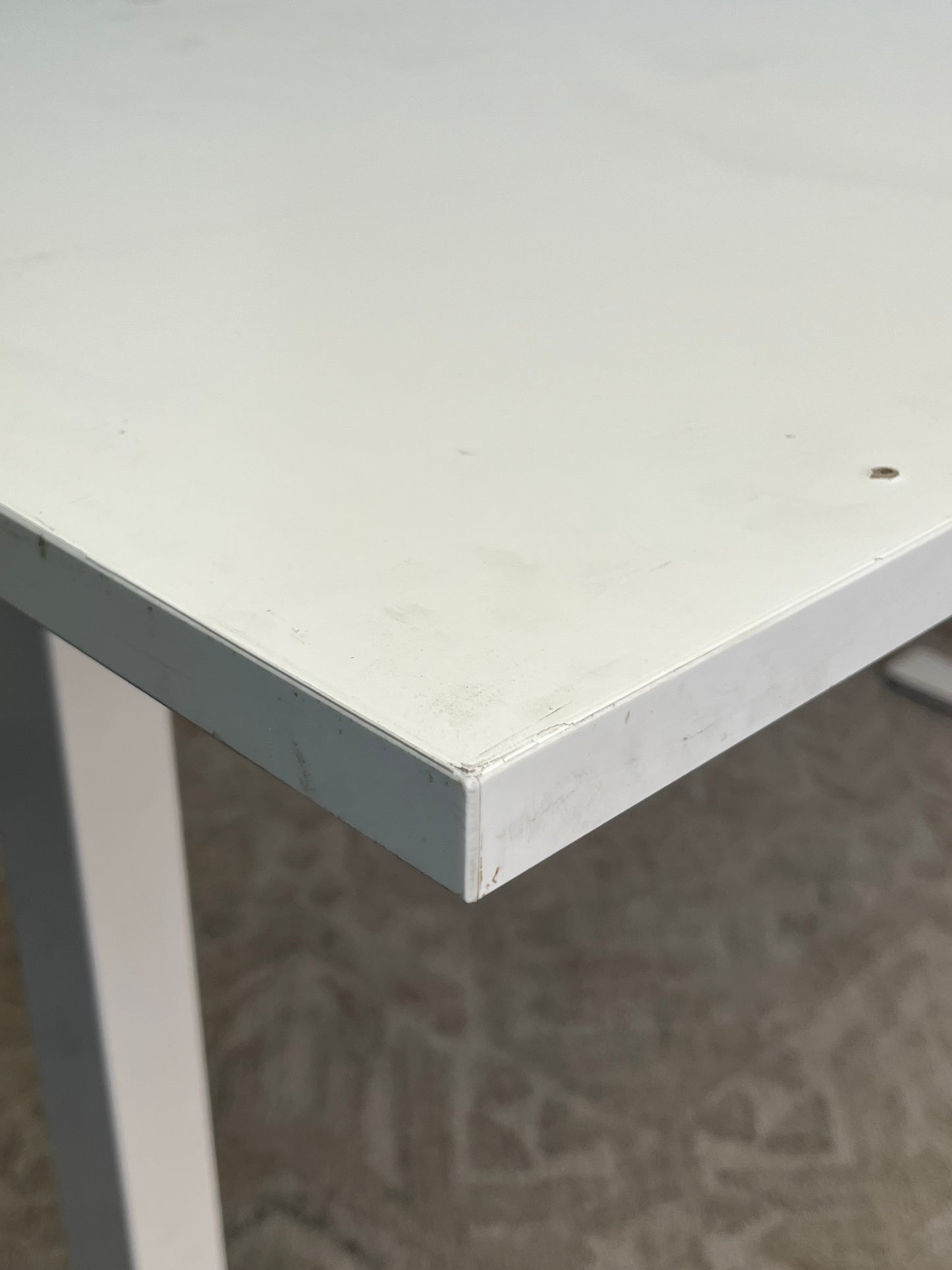 Ikea White 63" Adjustable Work Desk