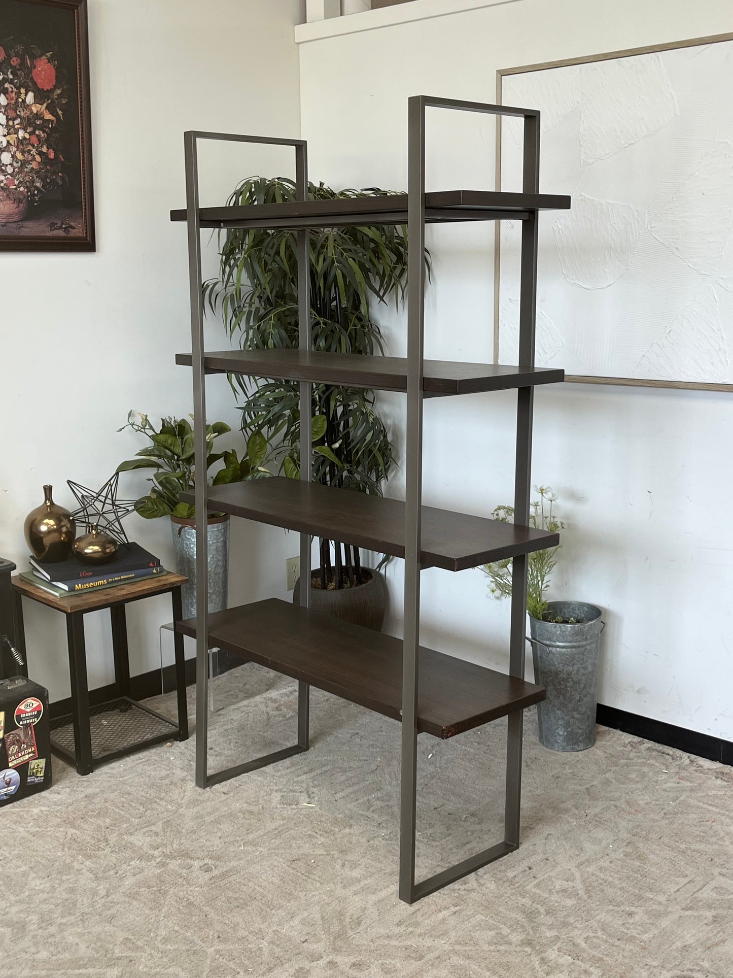 Modern 4-Shelf Bookcase