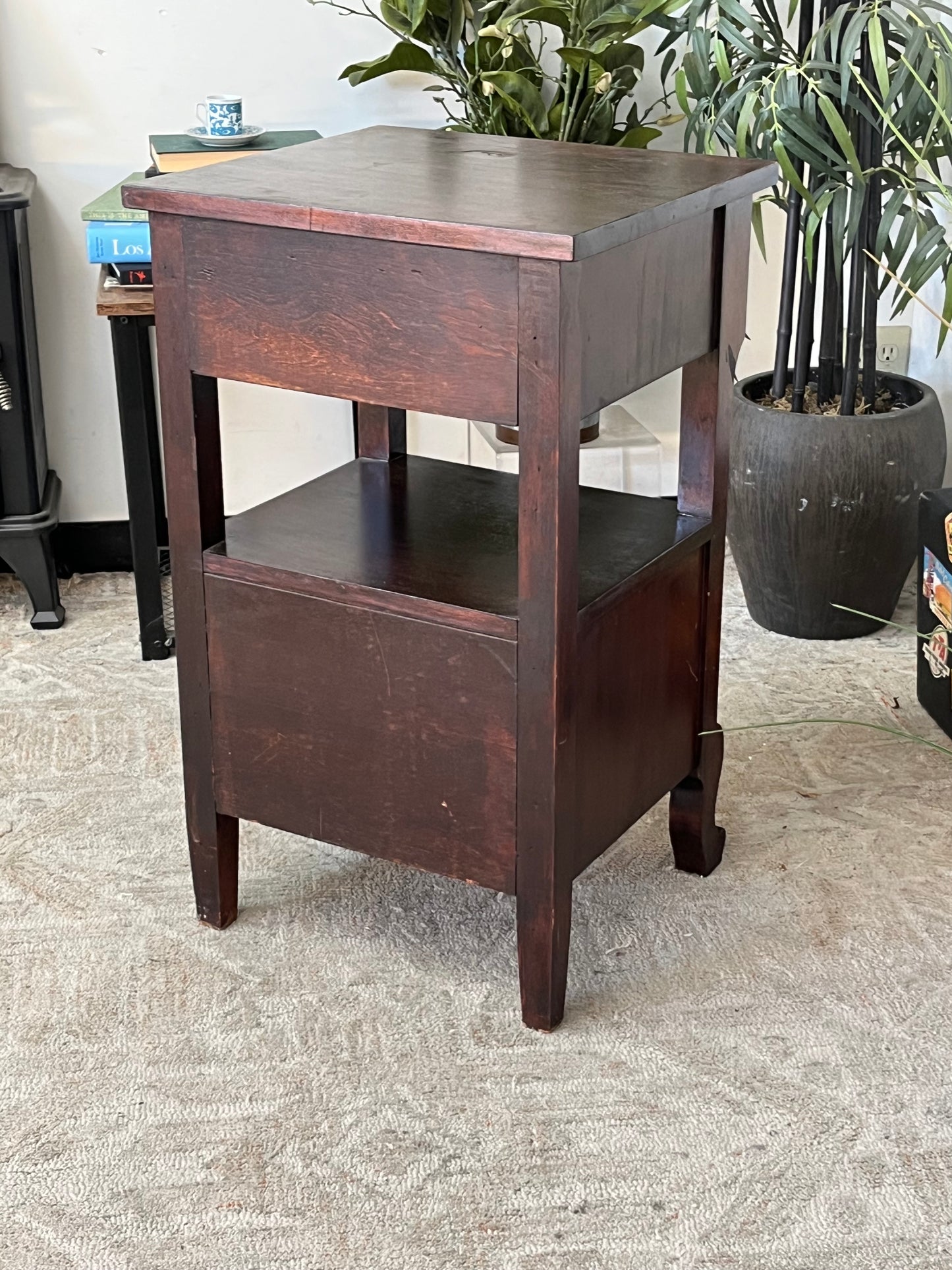 Antique Wooden Nightstand