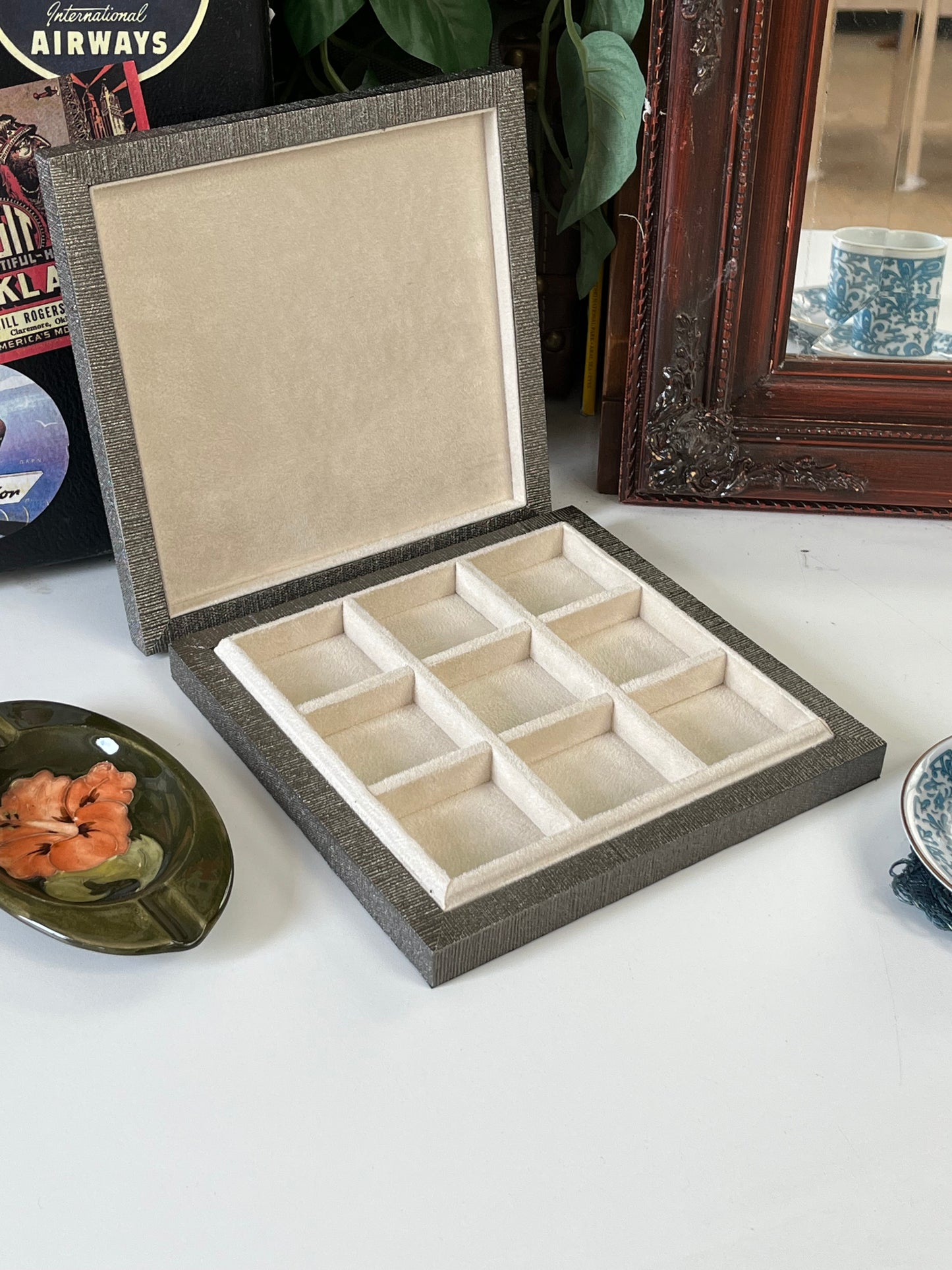 Diamond Pattern Jewelry Box