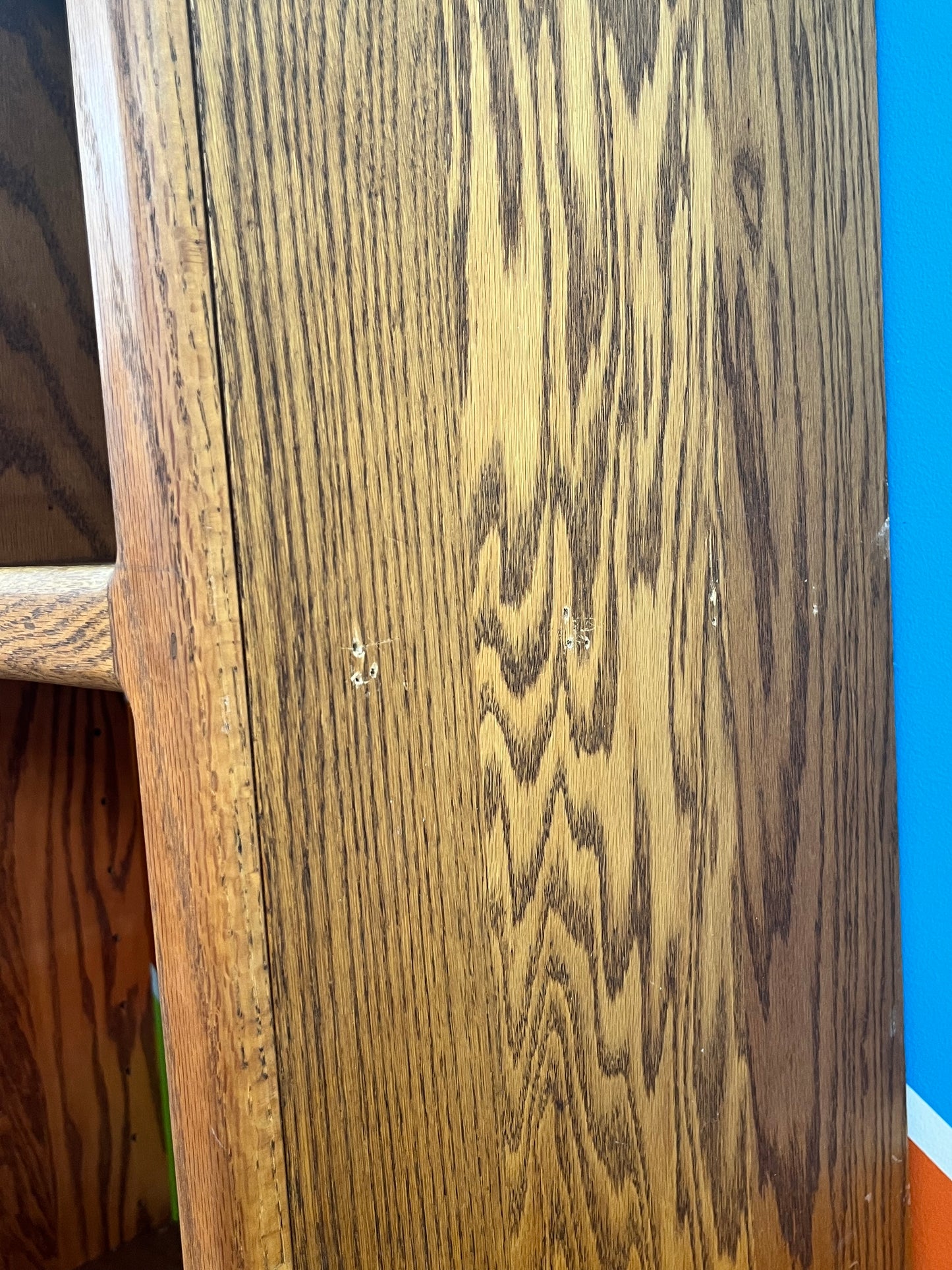 Mid Century 72" Wooden Bookcase