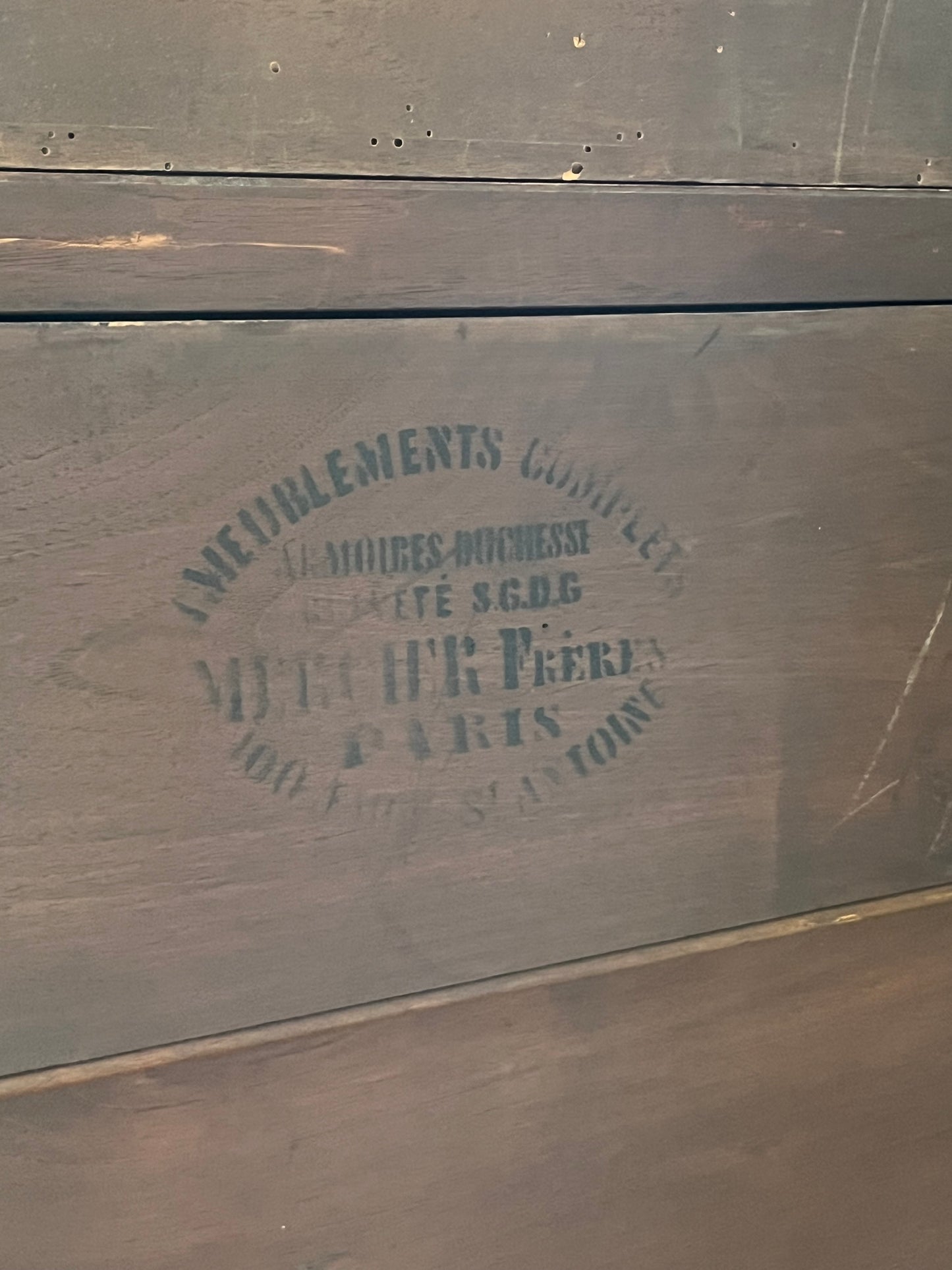 Antique "Mercier-Freres" Single Cabinet