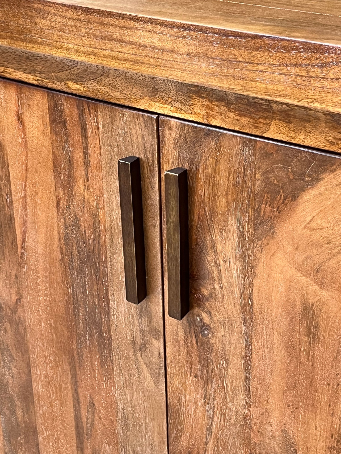 Farmhouse Style Brown Cabinet