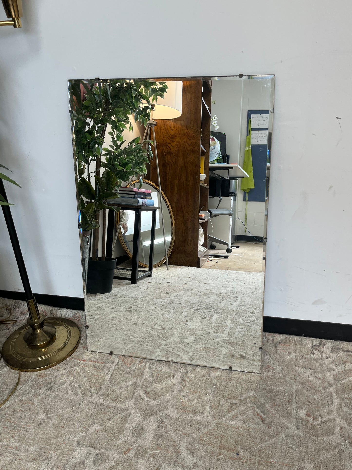 Frameless Hanging Wall Mirror
