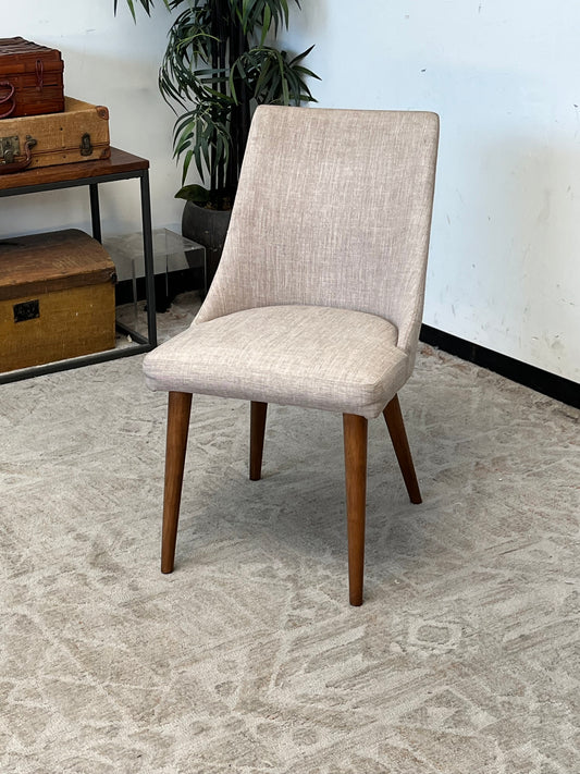 Mid Century Style Beige Dining Chair