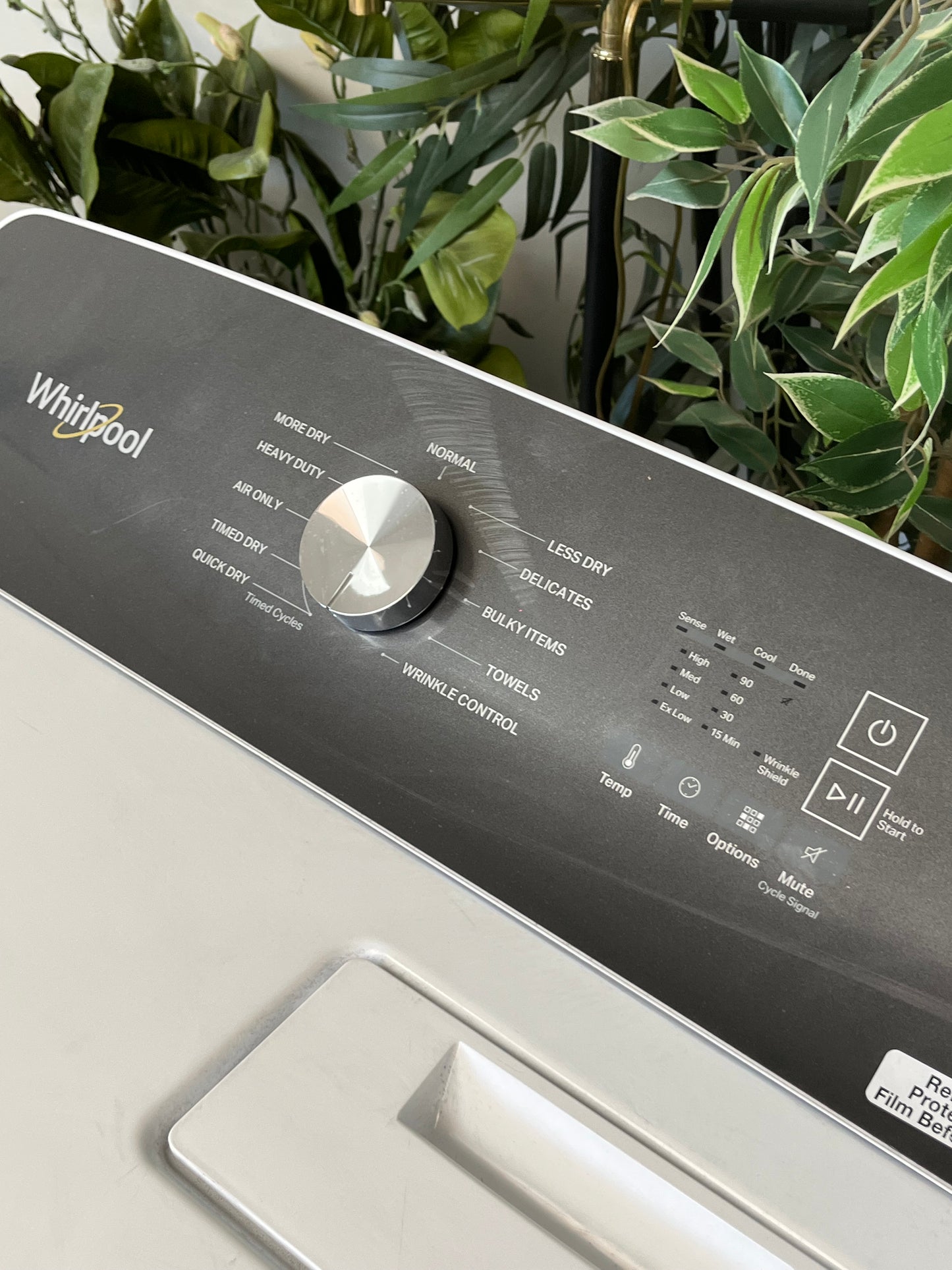 Whirlpool 7 cu. ft. White Top Load Electric Dryer Without Plug - Scratched