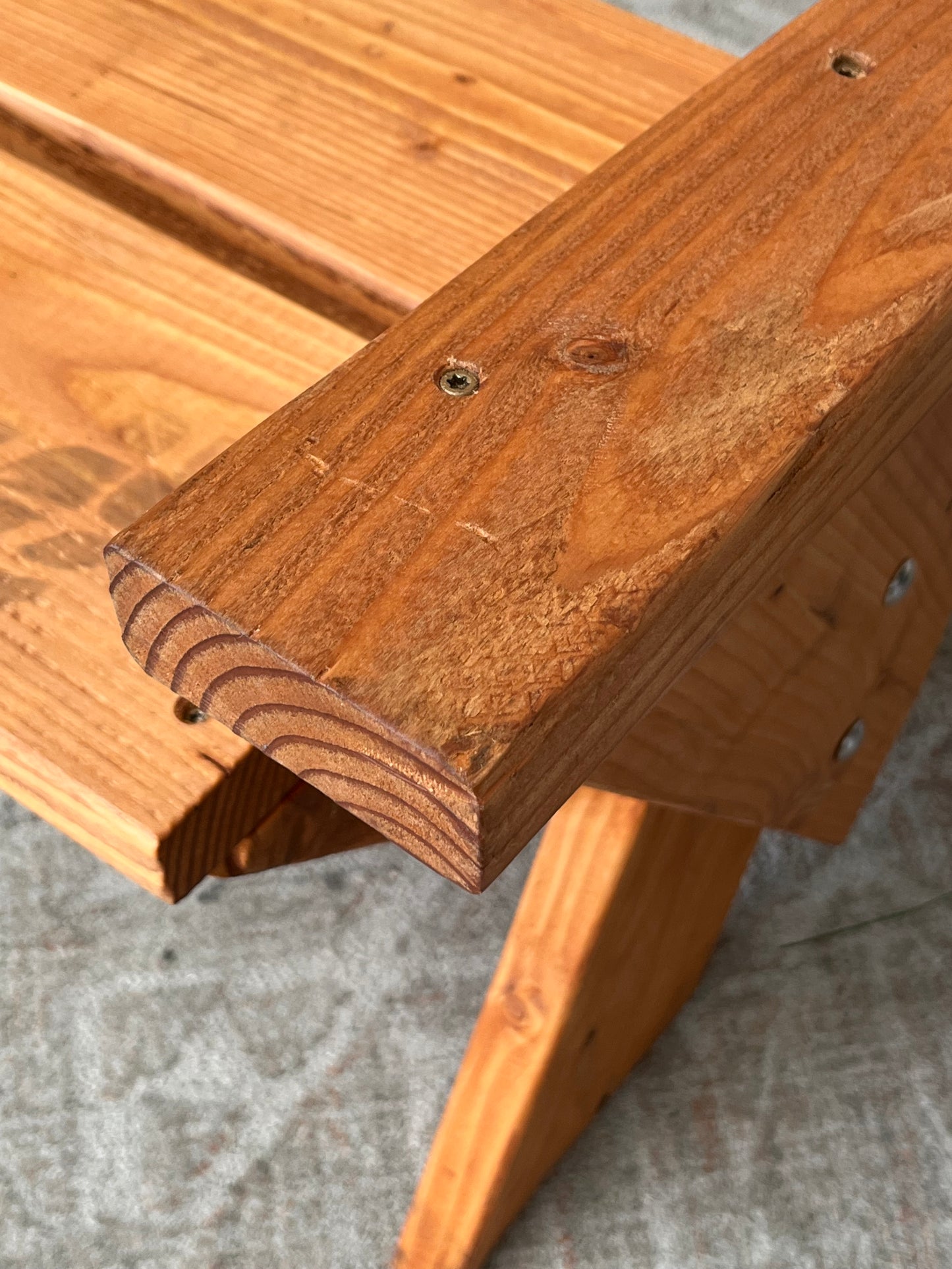 Farmhouse Style Wooden Bench