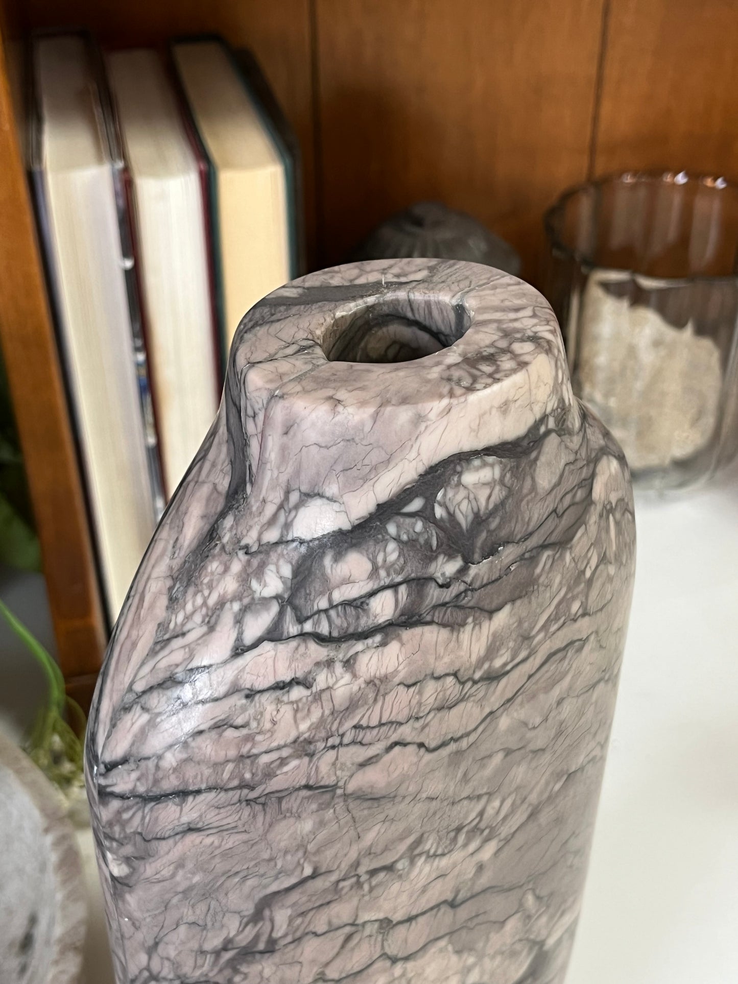 Modern Shell Style Stone Vase