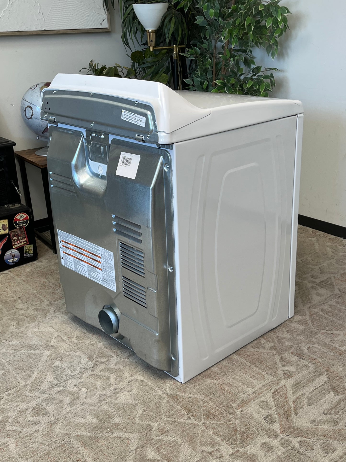 Whirlpool 7 cu. ft. White Top Load Electric Dryer Without Plug