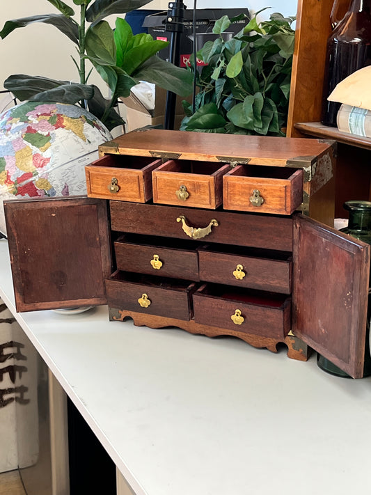 Asian Style Tabletop Chest