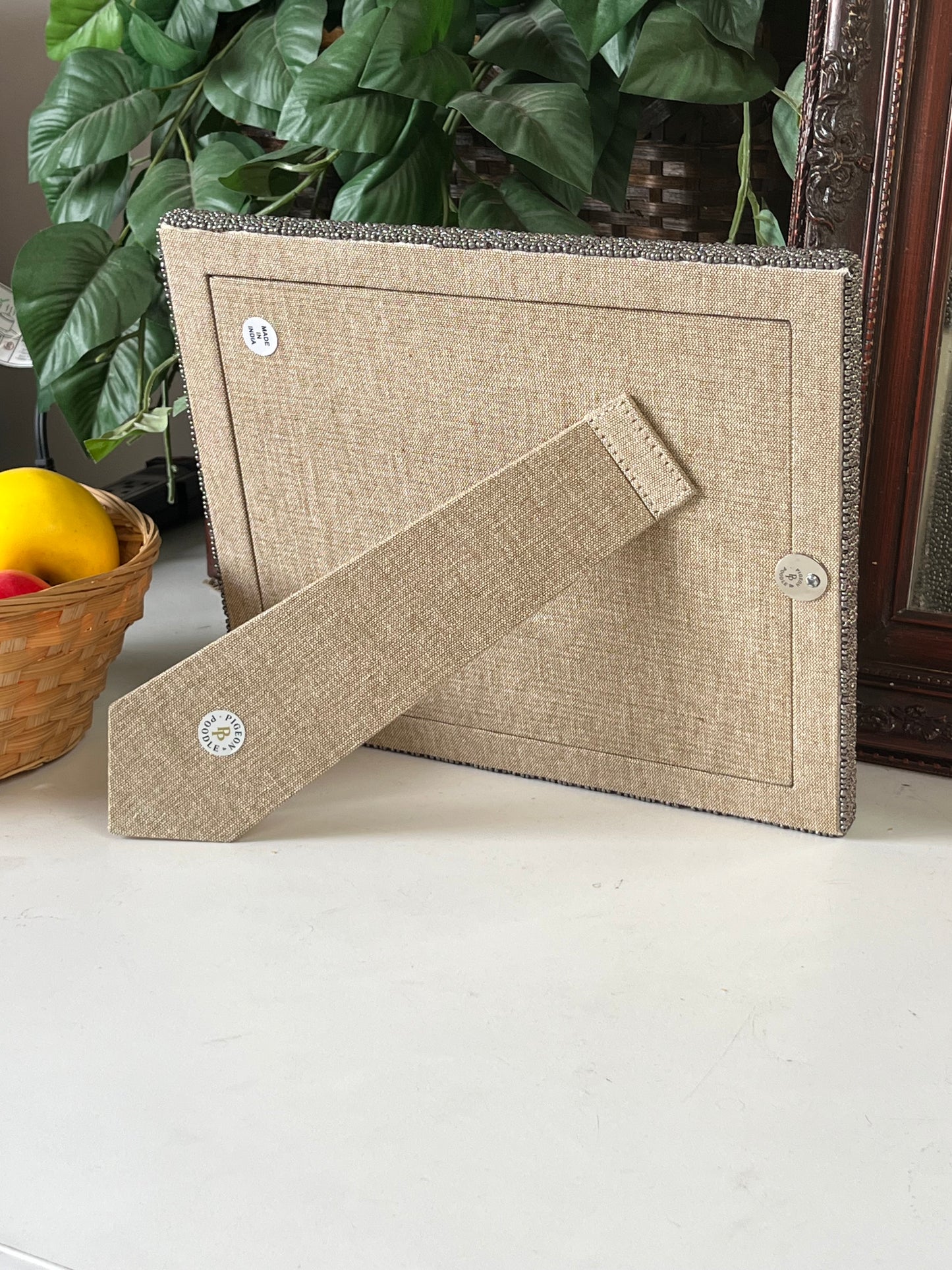 Modern Silver Pebbled 8" x 10" Picture Frame