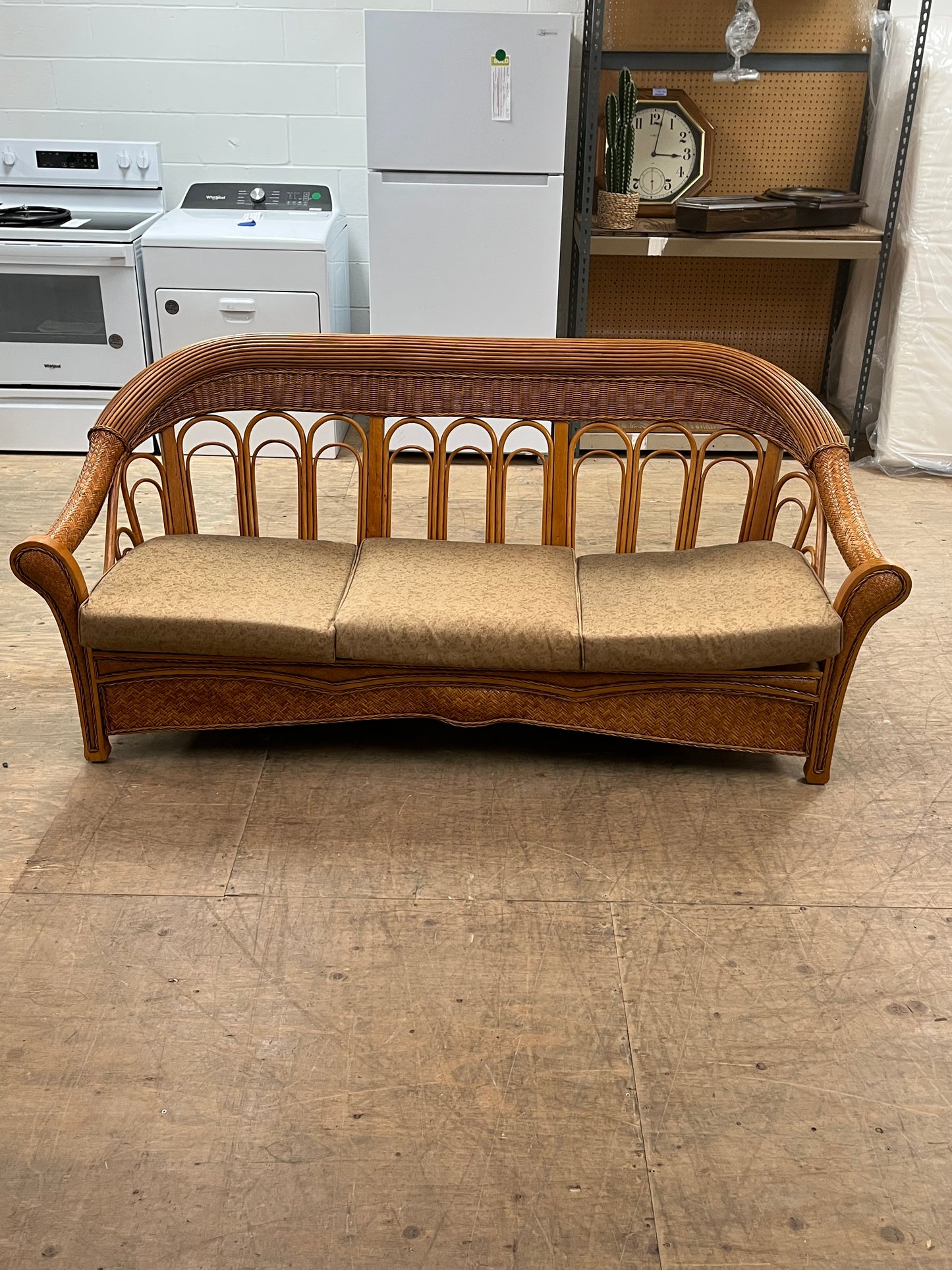Vintage Style Jade Furniture Outdoor Rattan Couch