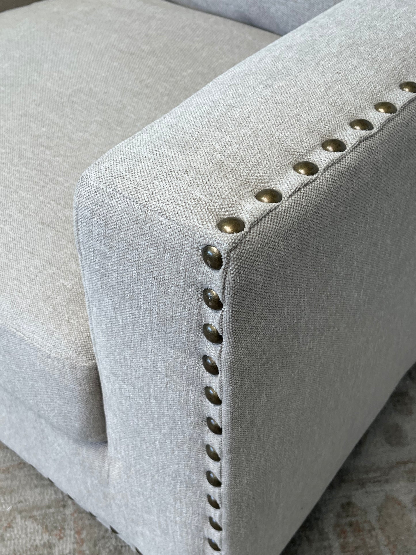 Modern Linen Arm Chair