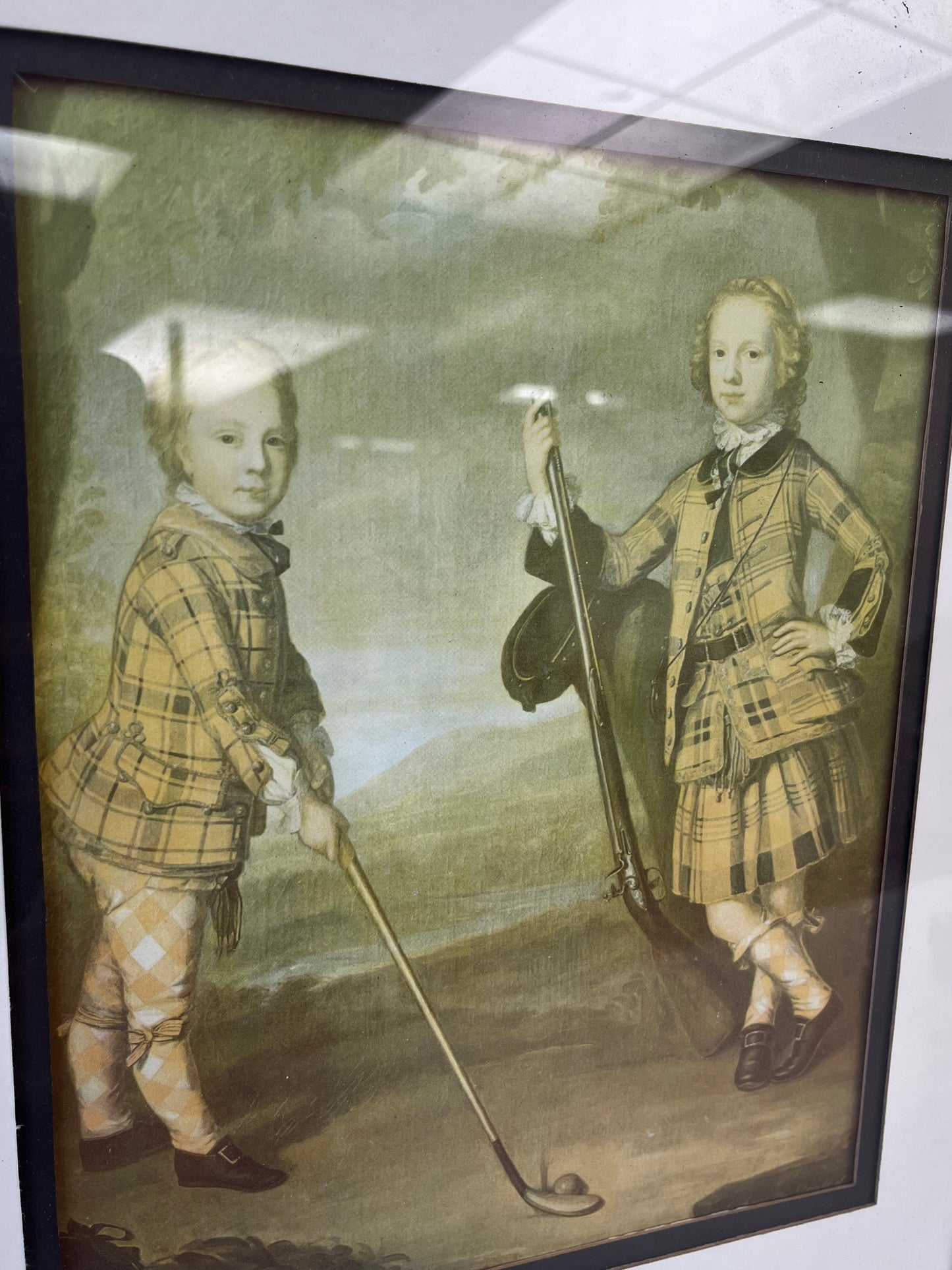 William Mosman "Sir James Macdonald and Sir Alexander Macdonald" Framed Artwork