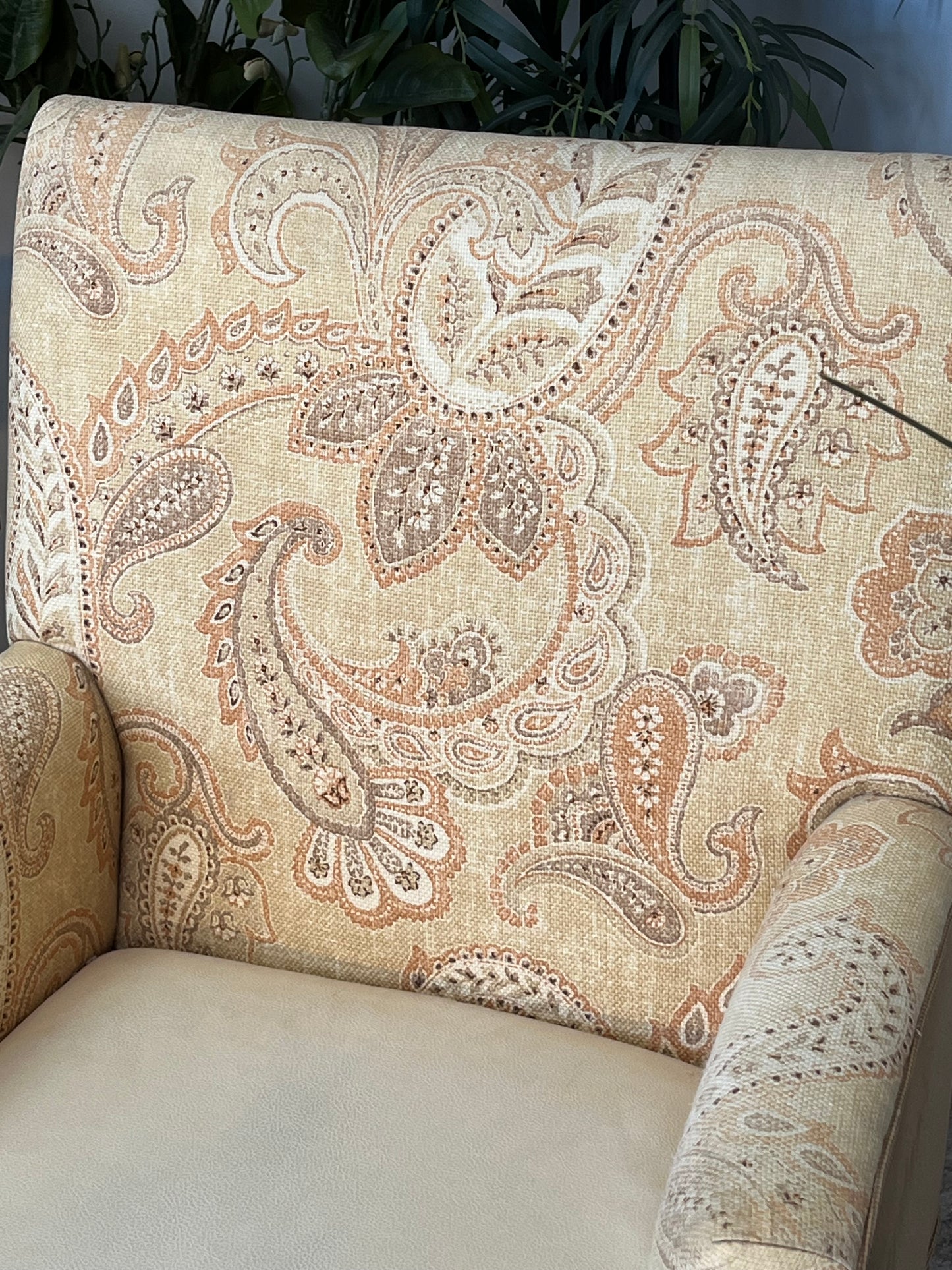 Floral Pattern Armchair