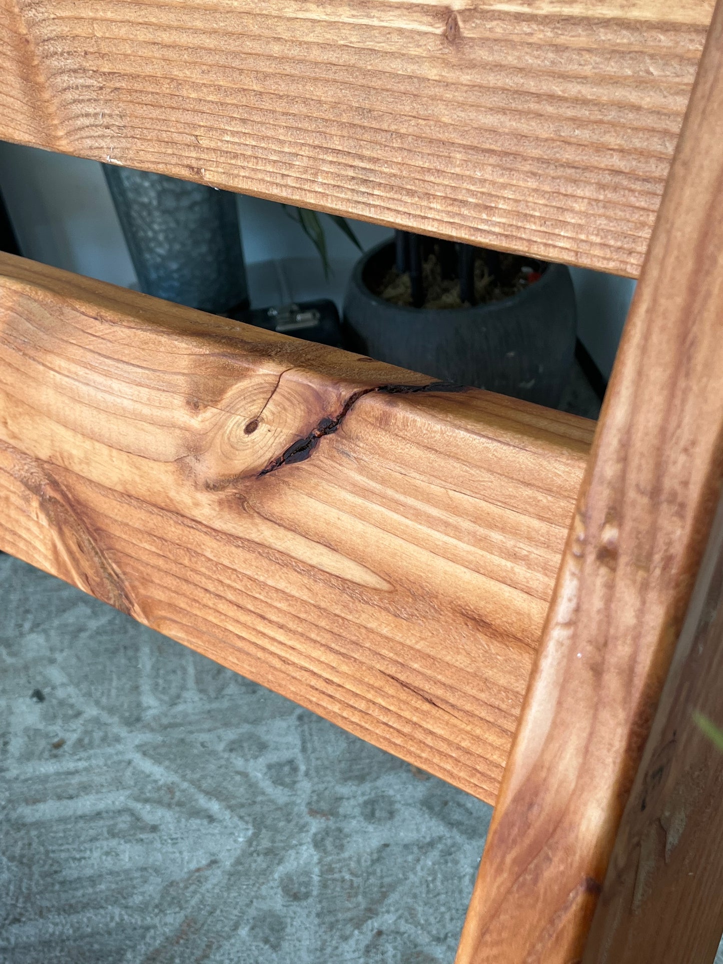 Farmhouse Style Wooden Bench