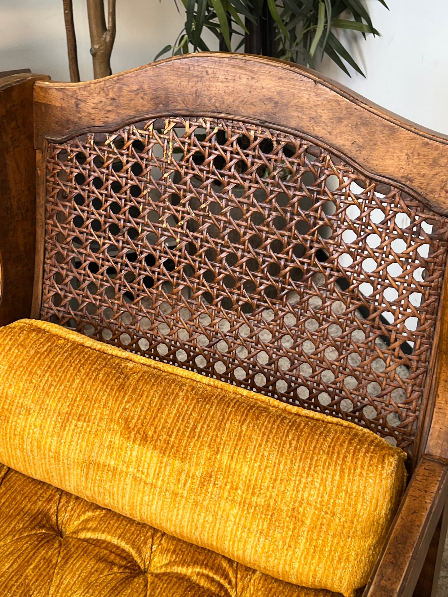Vintage Style Wooden Armchair