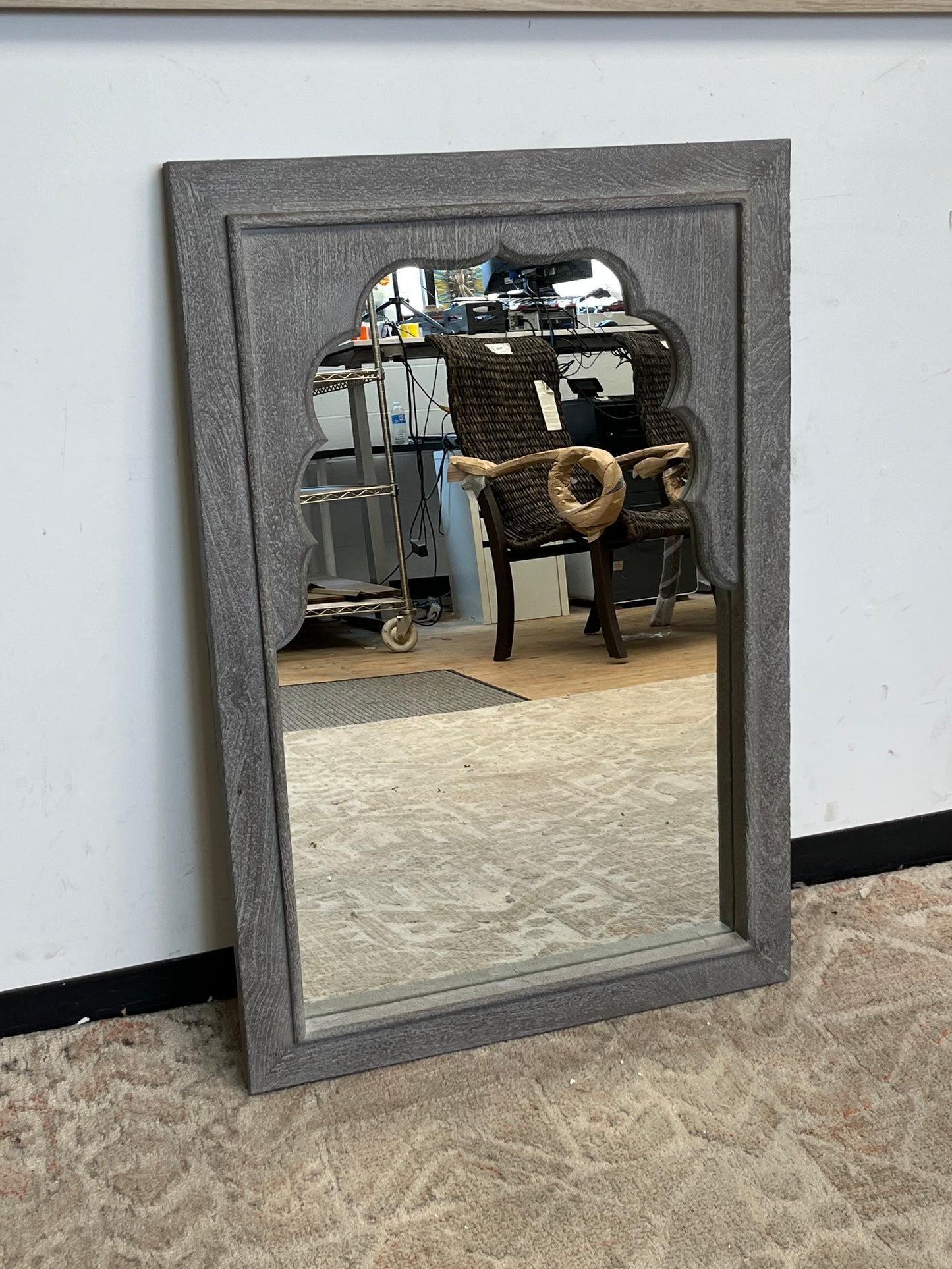 Mango Wood Ornate Framed Mirror
