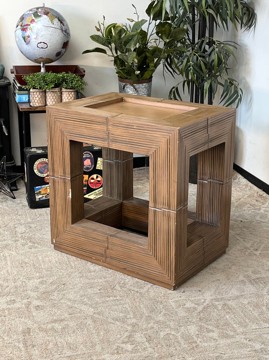 Modern Bamboo End Table