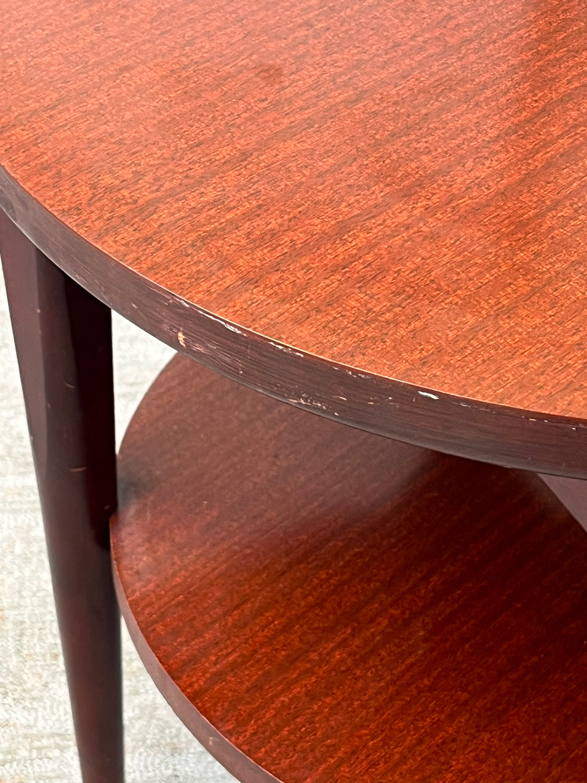 Vintage Style 24" Round Side Table
