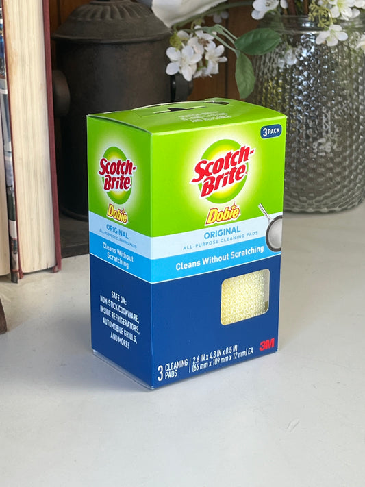 3 Pack Scotch-Brite Dobie Original Cleaning Pads