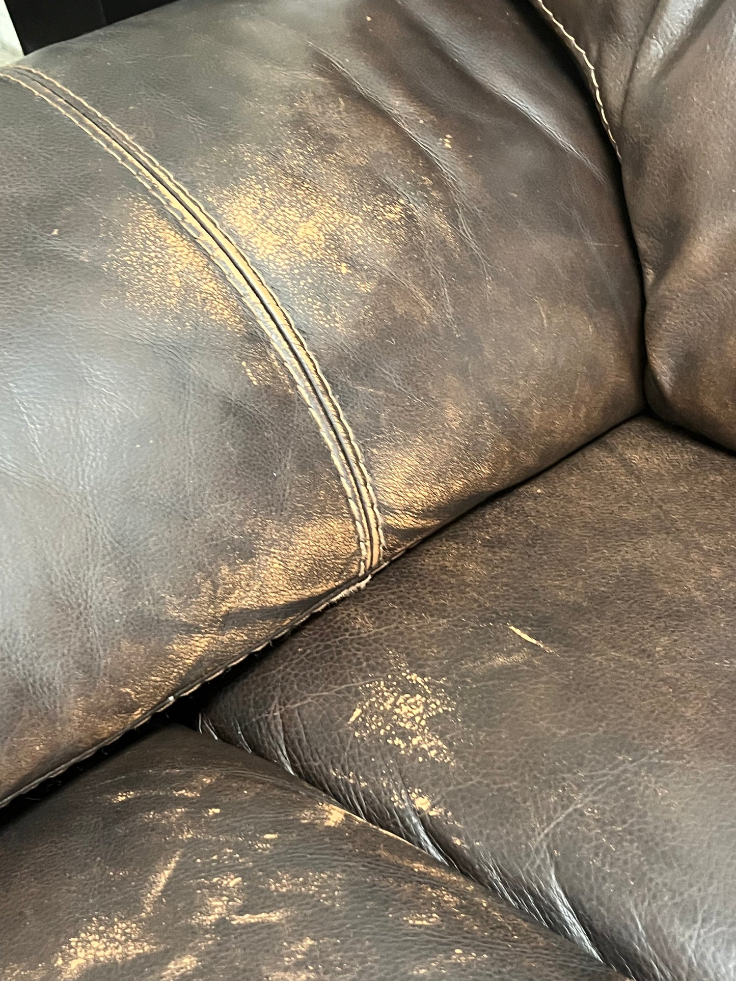 Faux Leather Loveseat Recliner