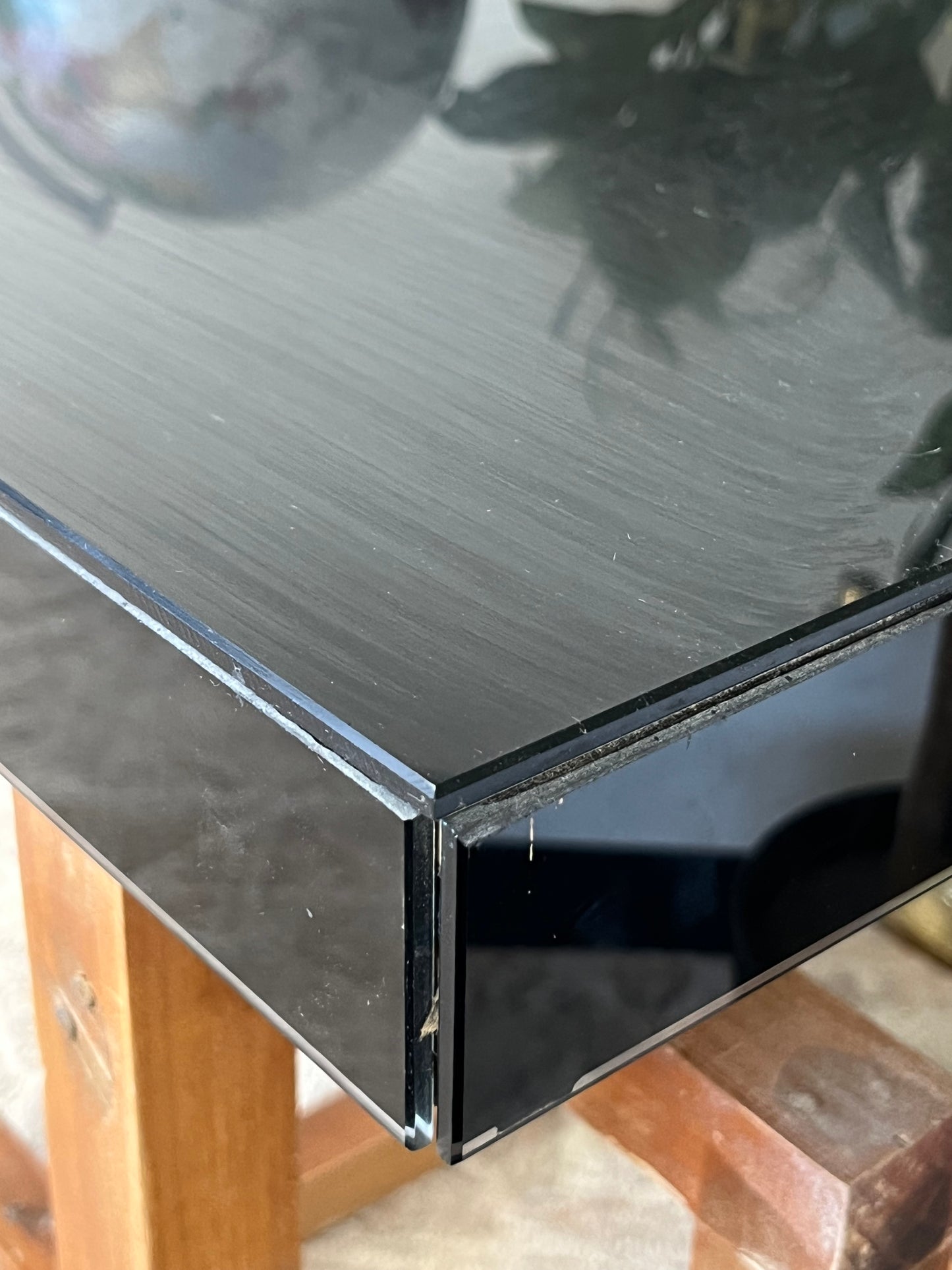 Modern Style Black Nightstand Table