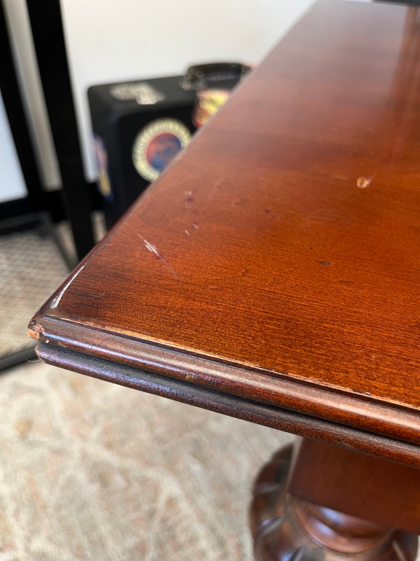Ethan Allen Coffee Table With Scratches