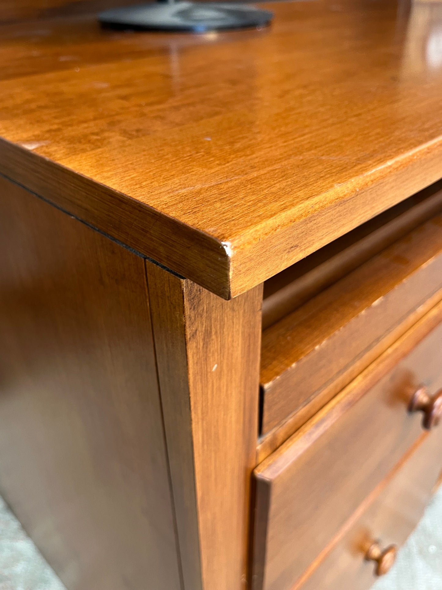 Ethan Allen Computer Desk With Hutch