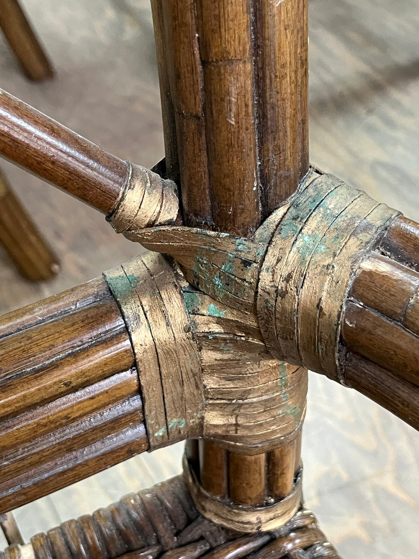 Bohemian Bamboo & Rattan Dining Chair Set Of 6