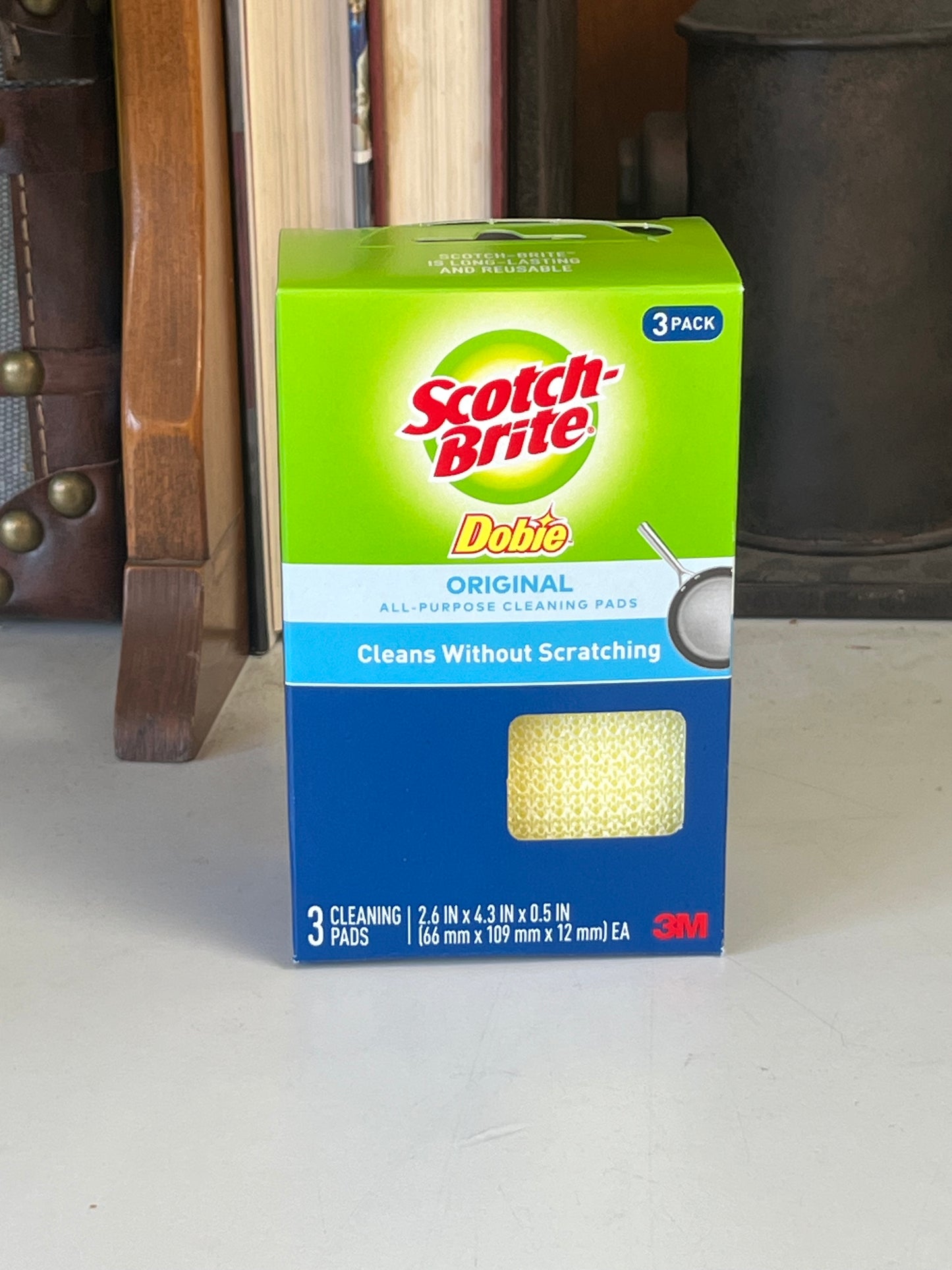 3 Pack Scotch-Brite Dobie Original Cleaning Pads