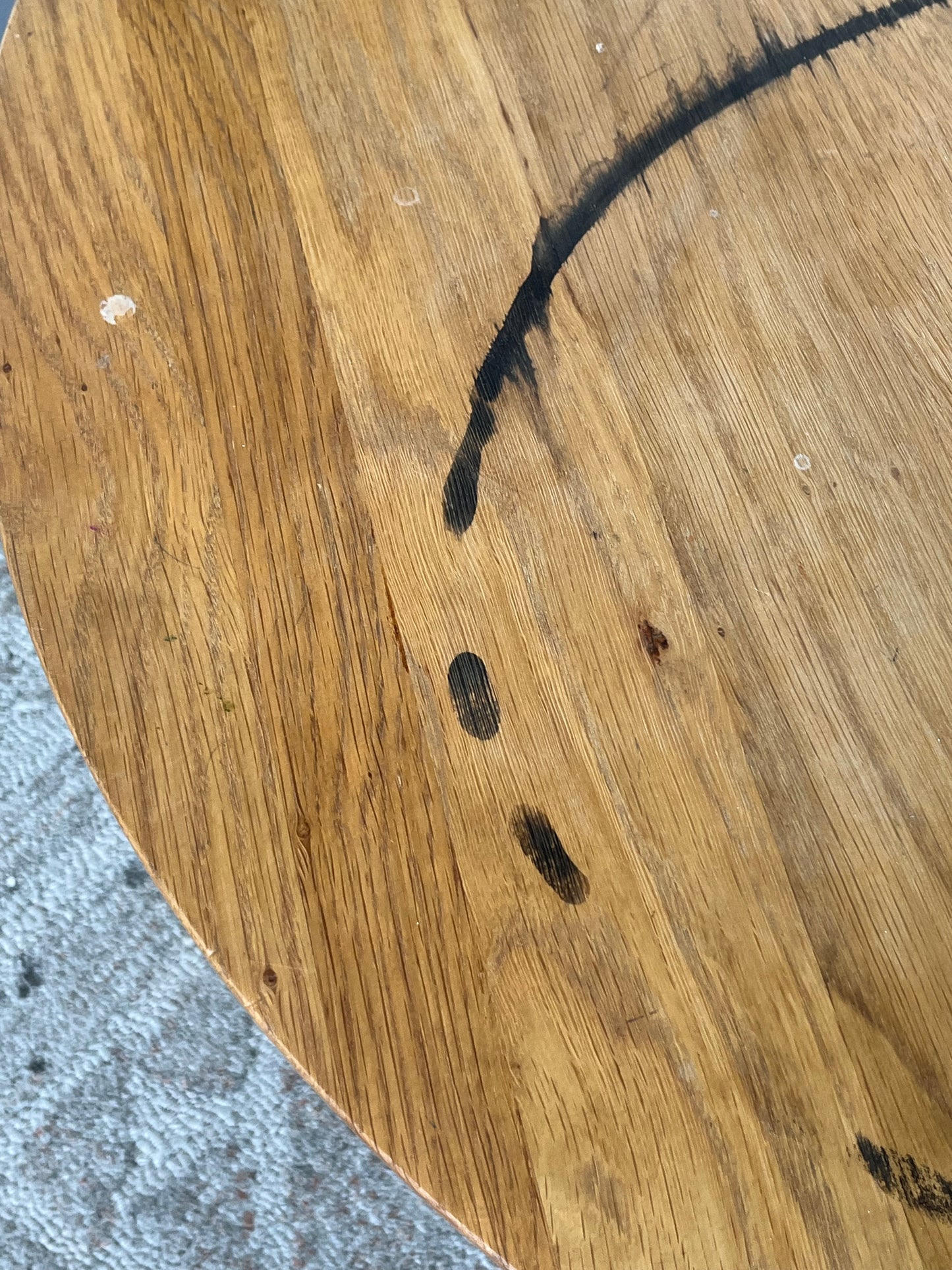 Mid-Century Style Wooden Coffee Table - Stained