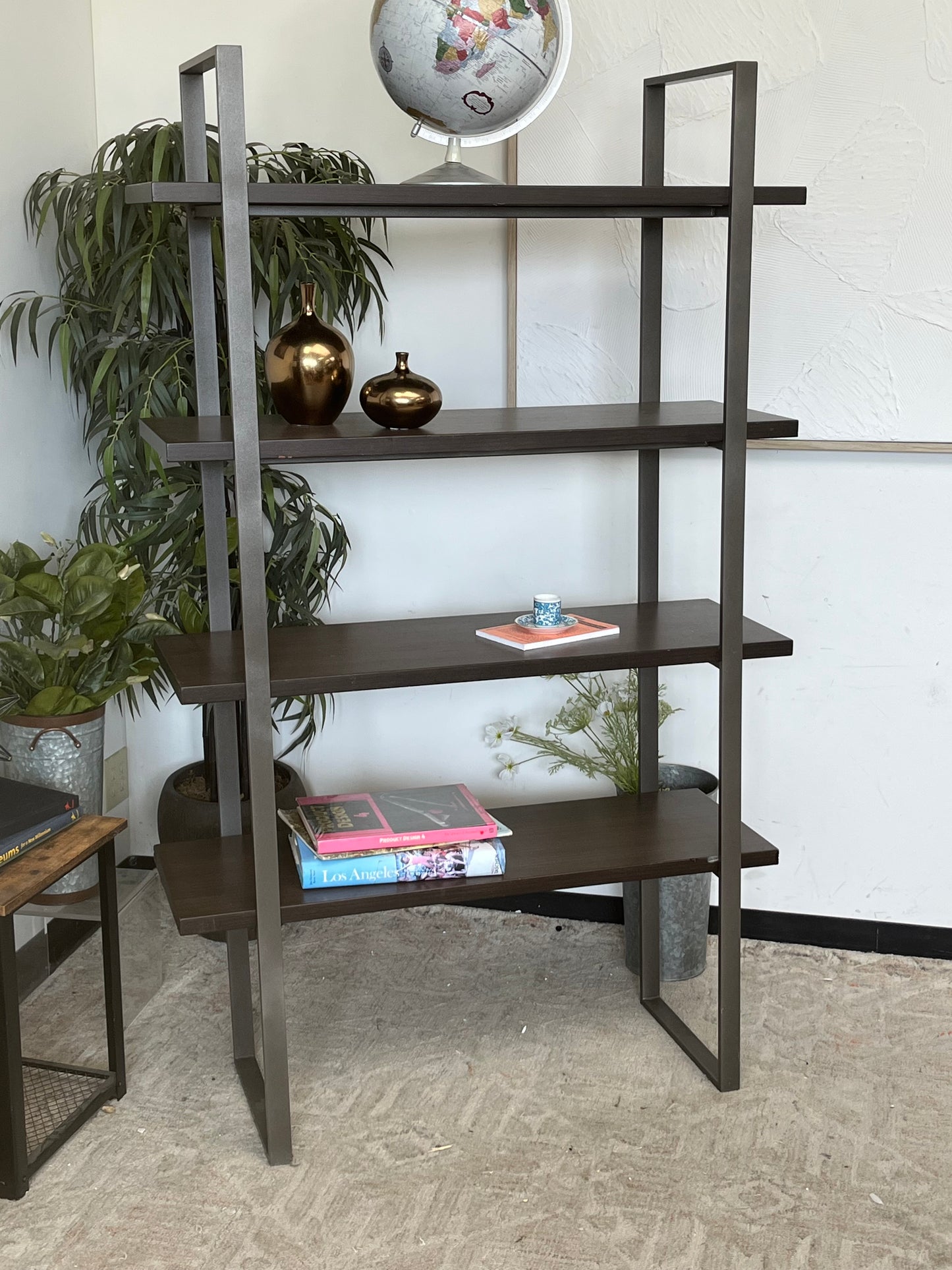 Modern 4-Shelf Bookcase
