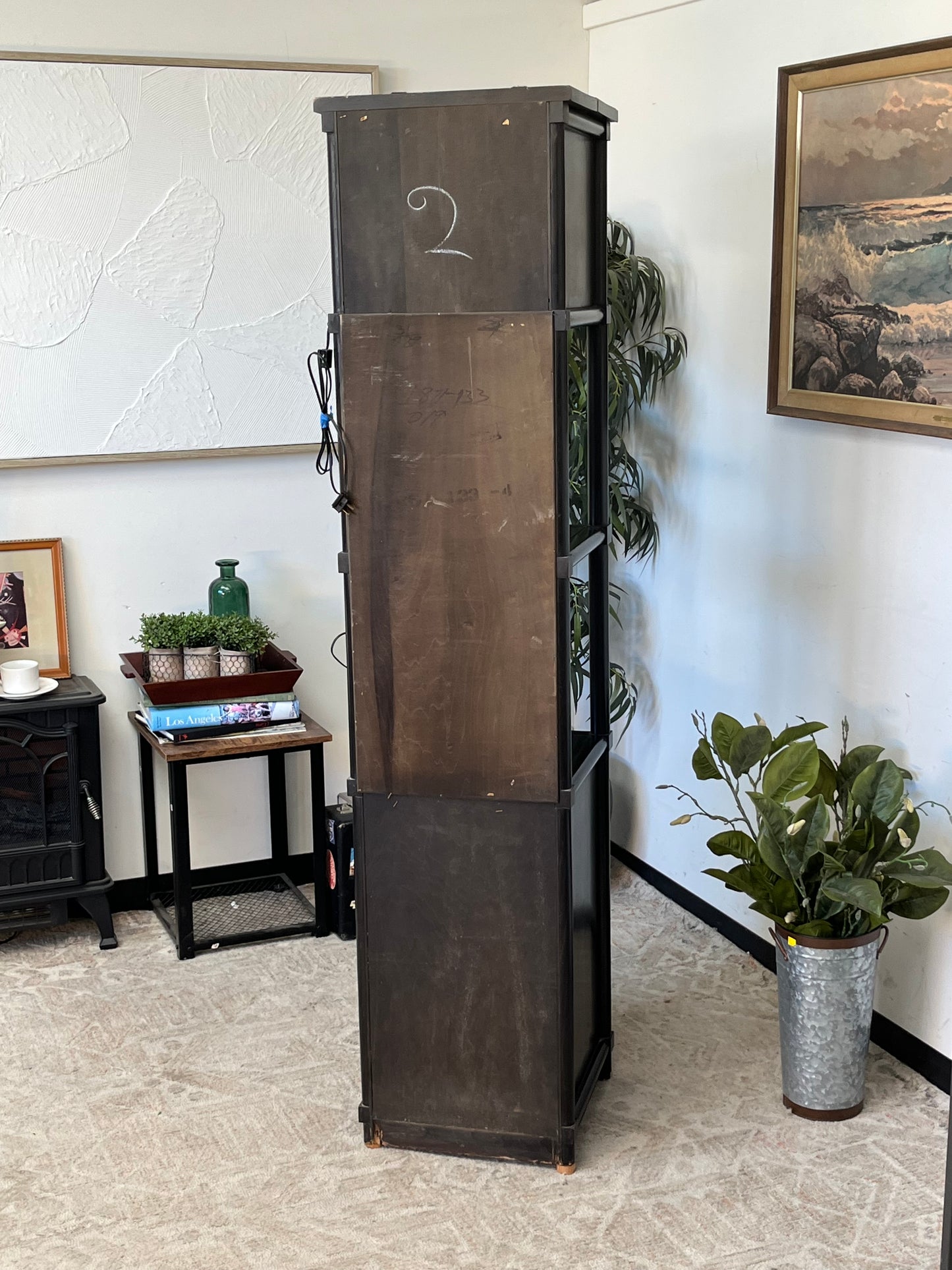 Thomasville Furniture Antique Style Tall Cabinet