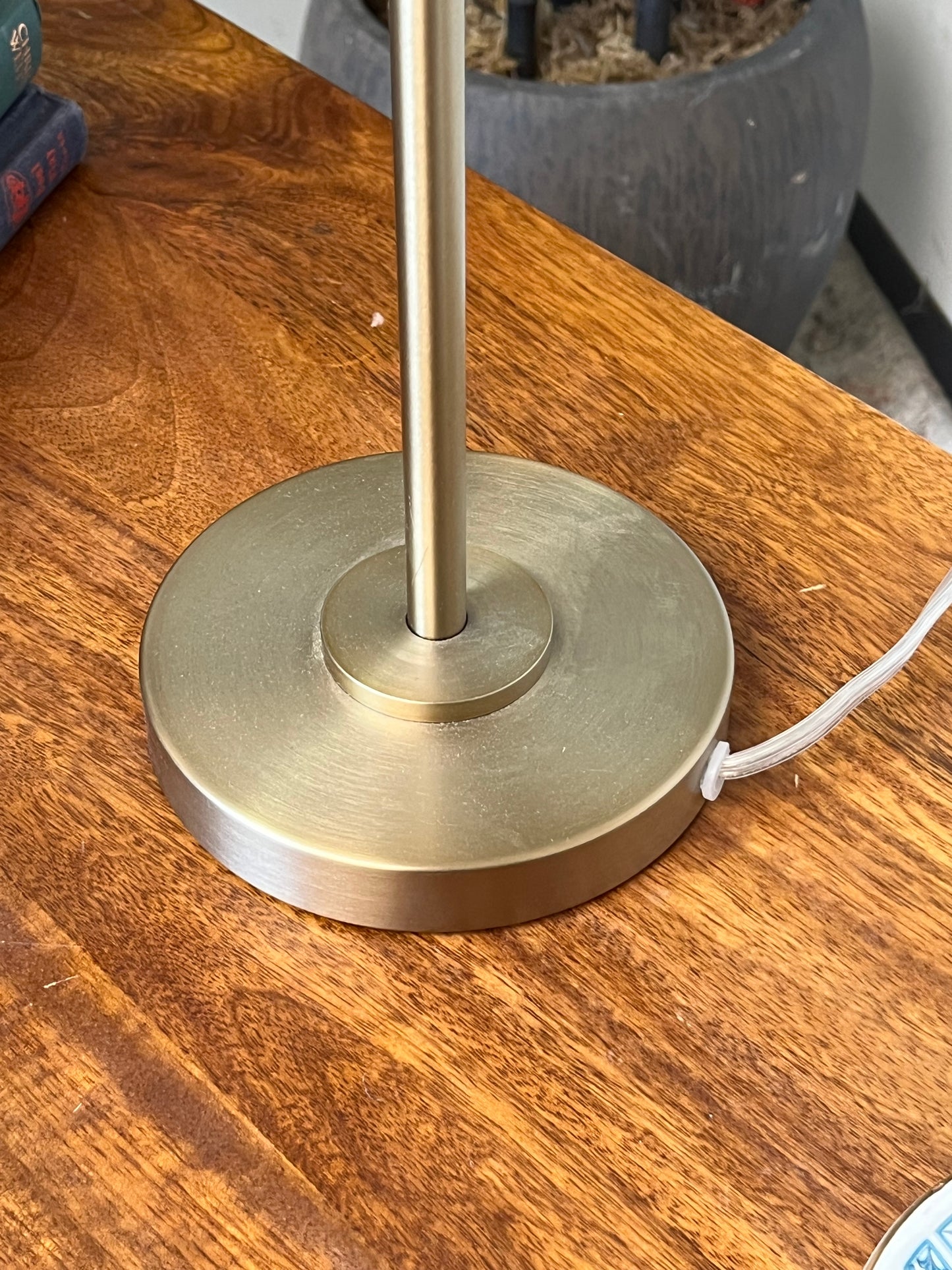 West Elm Stainless Steel Table Lamp