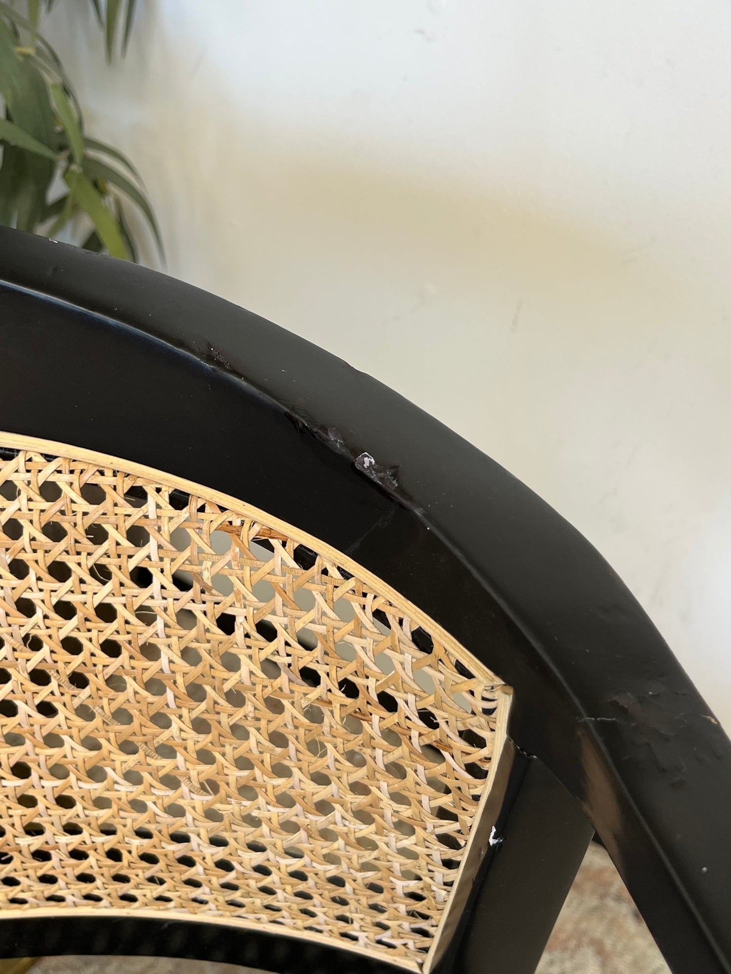 Mid Century Style Rattan Arm Chair