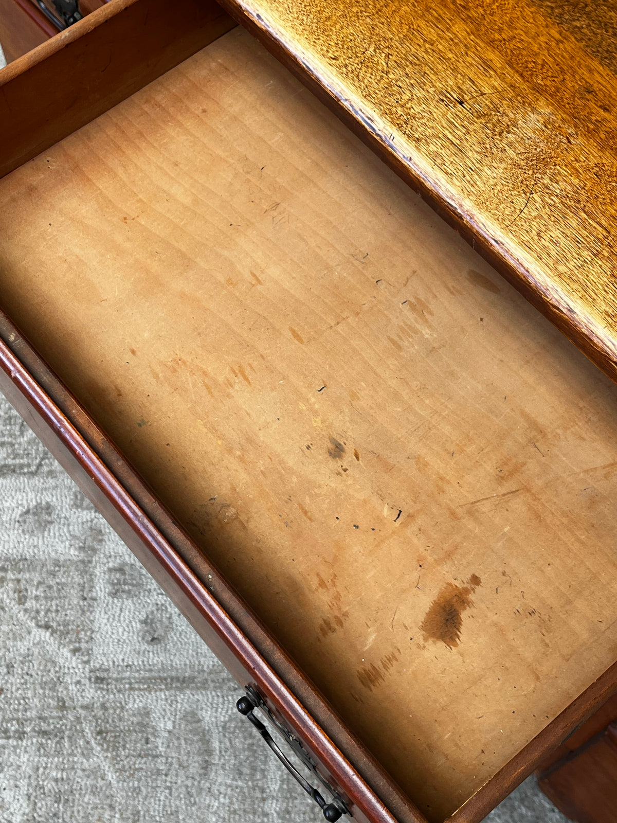 Antique Style Wooden Library Desk