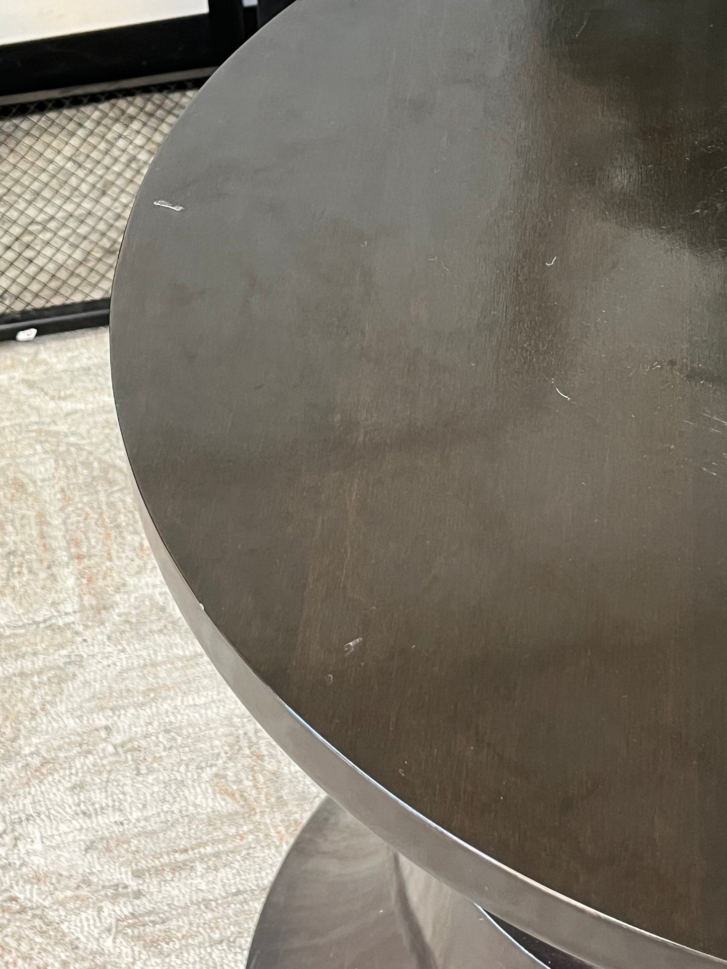 Modern Hourglass End Table