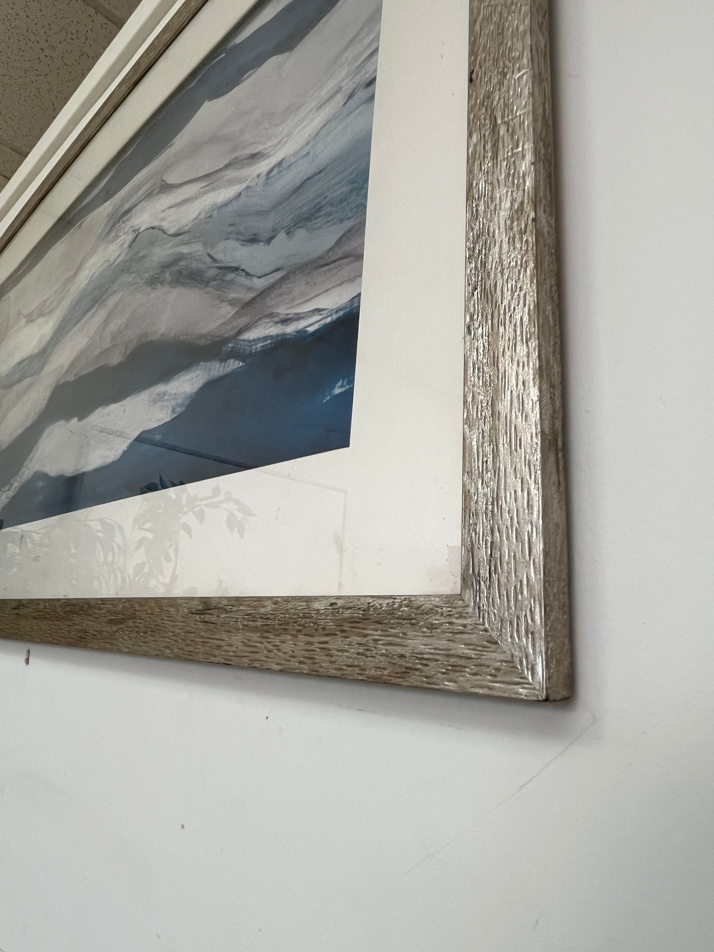 Printed Abstract Mountain Landscape Artwork