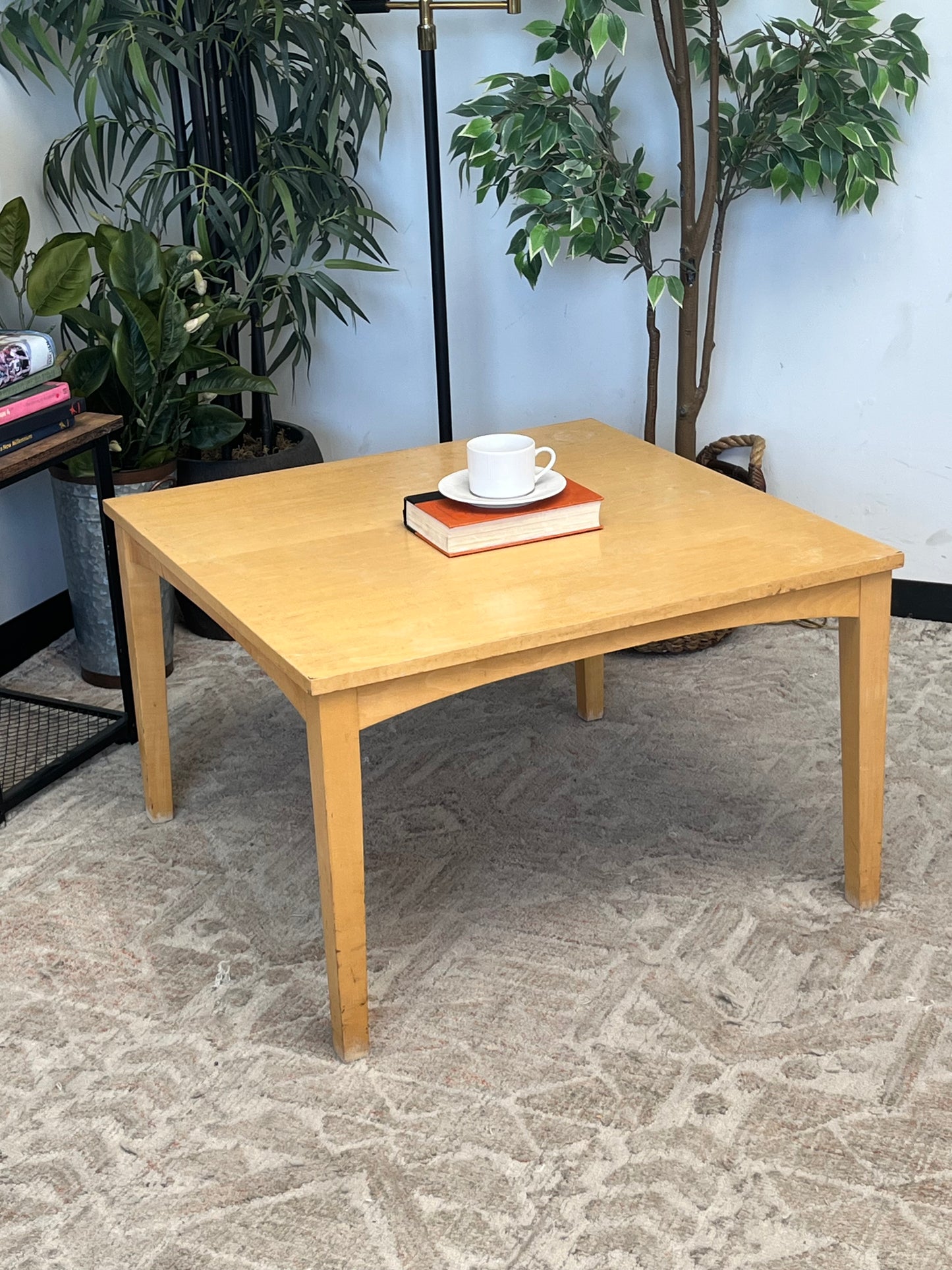 Wooden Square Coffee Table