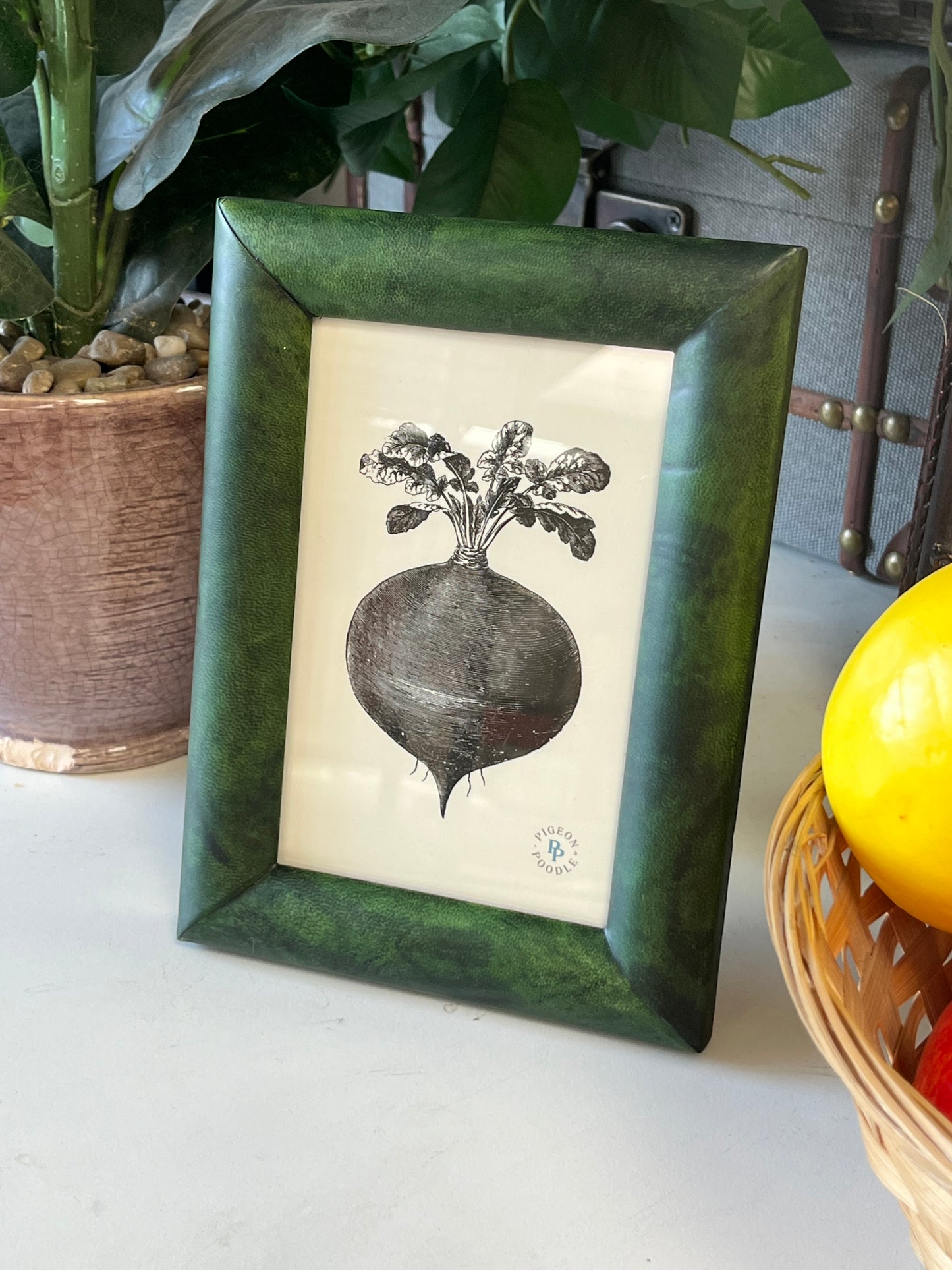 Modern Emerald Green 4" x 6" Picture Frame