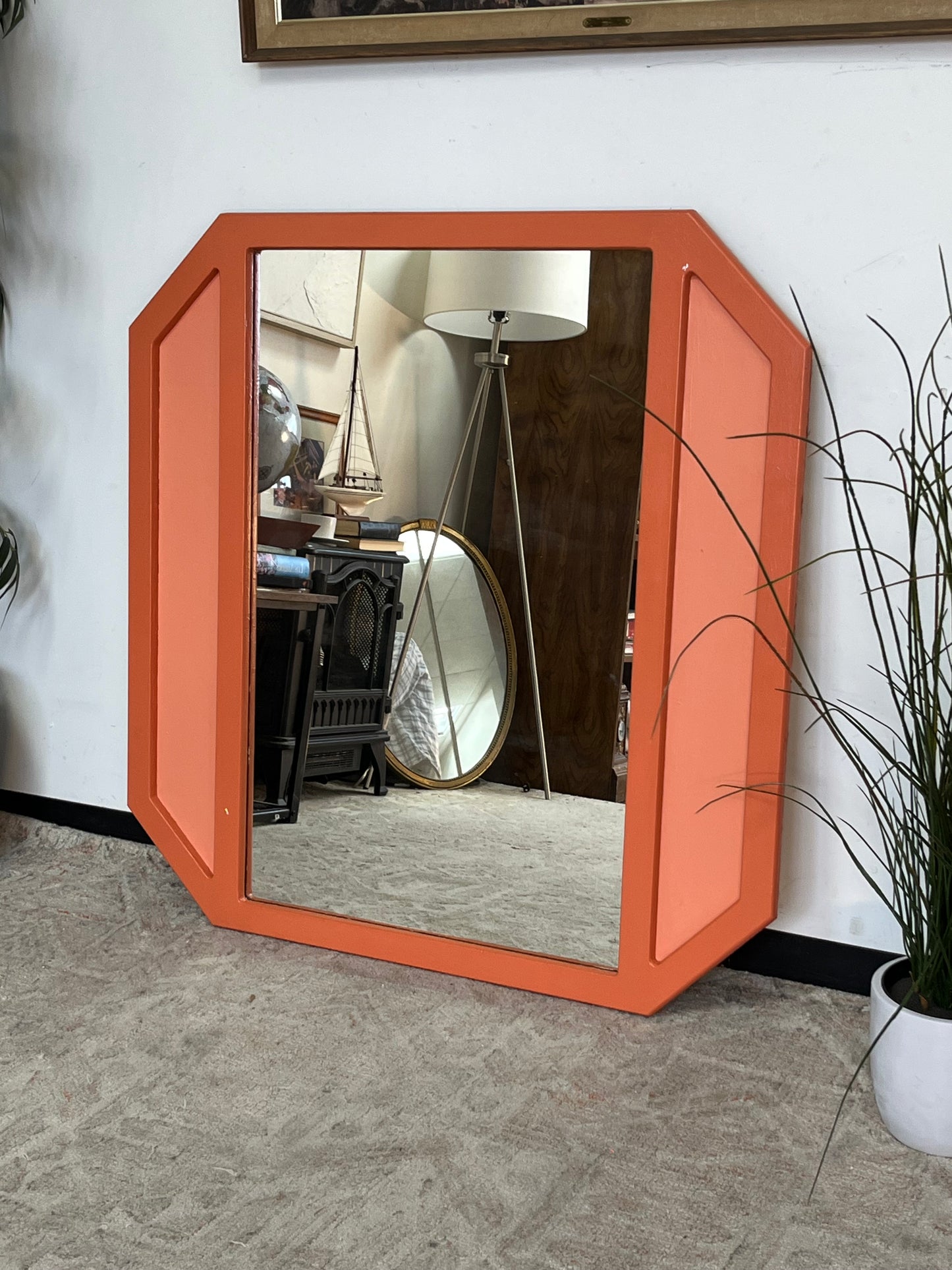 Vintage Style Vertical Hanging Mirror