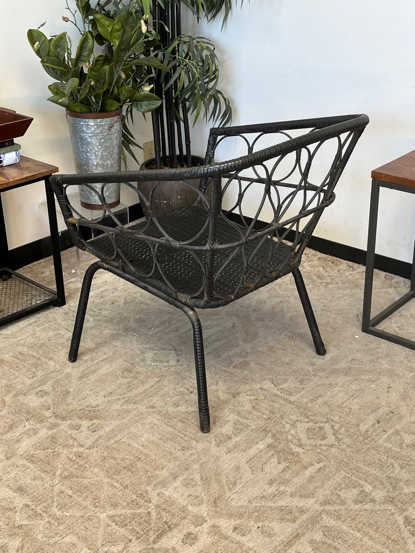 Outdoor Faux Rattan Wicker Chair