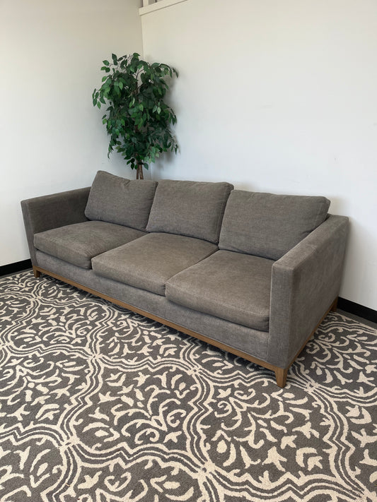 Traditional Style Gray Sofa