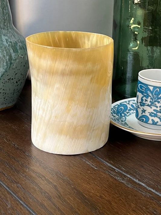 Water Buffalo Horn Vase For Plants