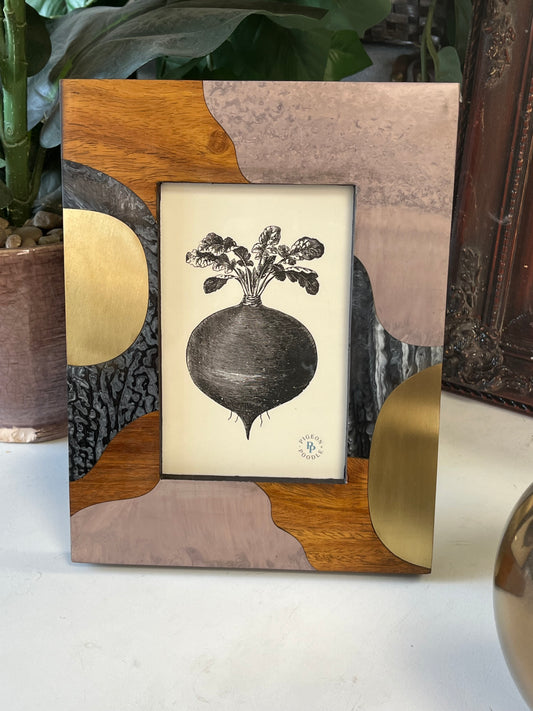 Eclectic Pattern 4" x 6" Picture Frame