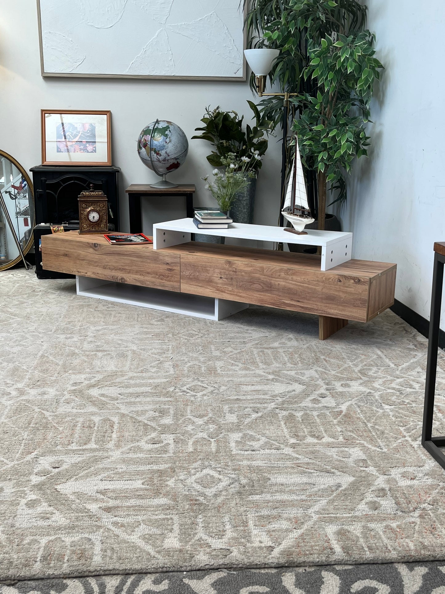 Modern Style Low TV Stand