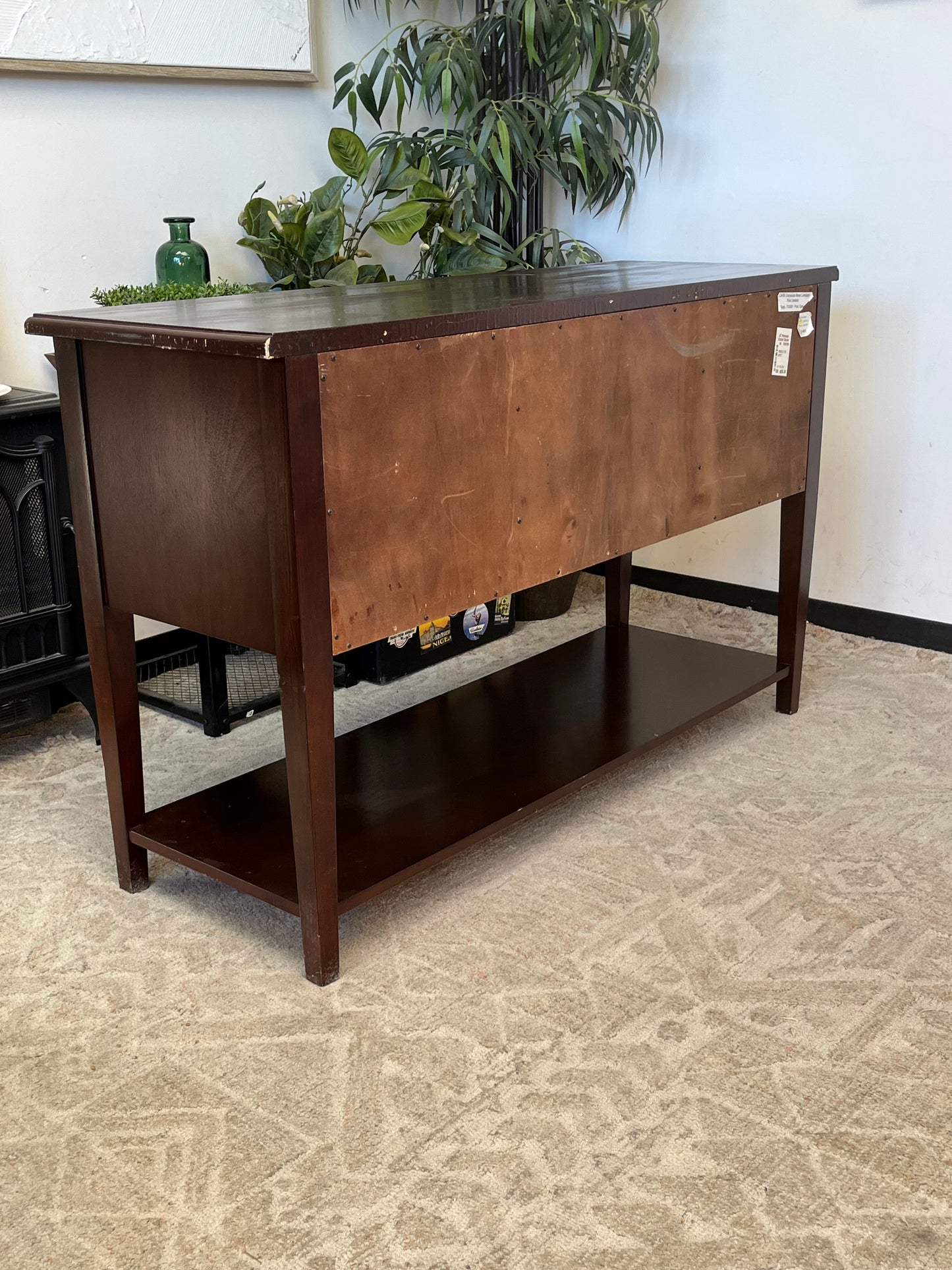 Craftsman Style Buffet w/Wine Rack